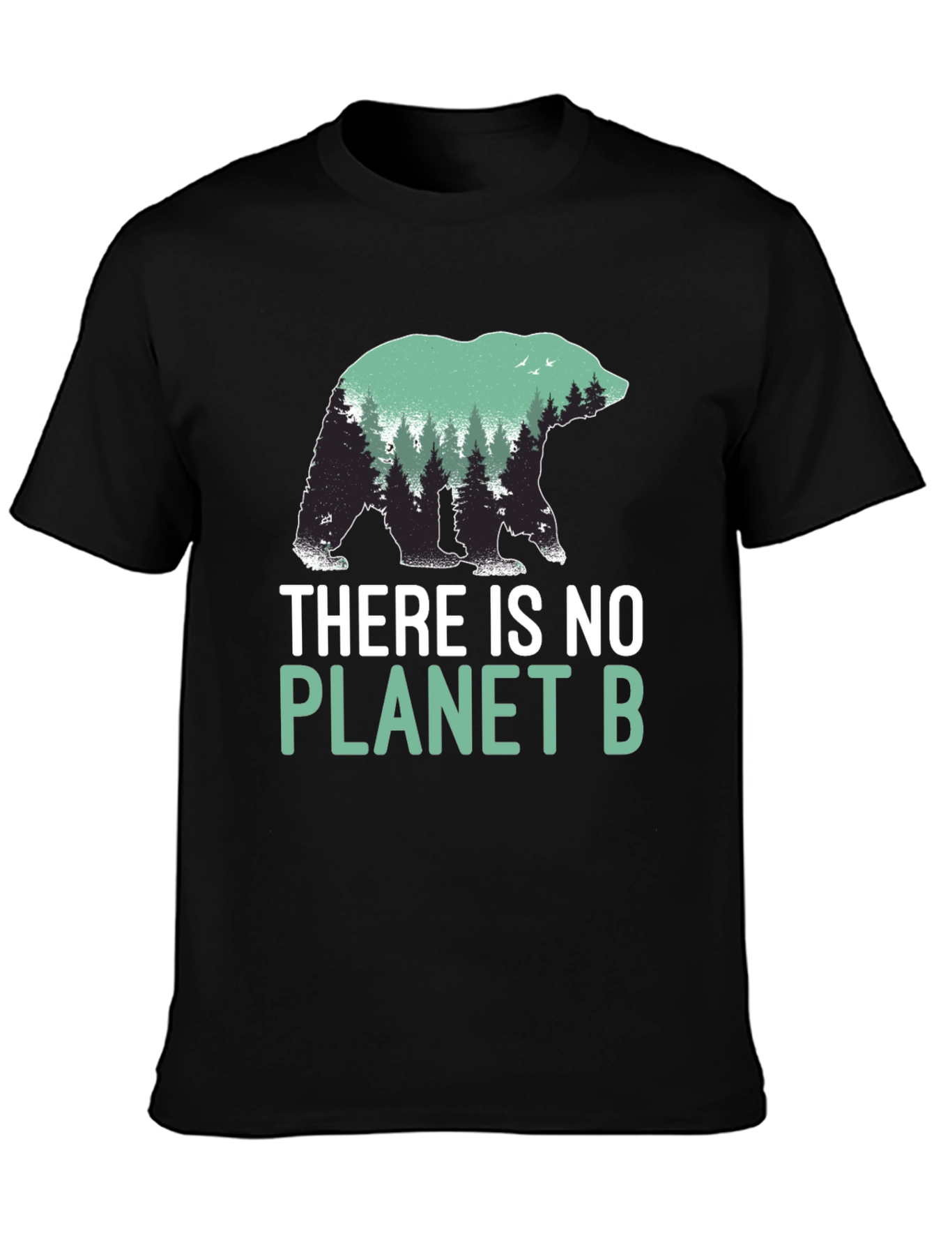 Planet B Bear Graphic T-Shirt - Eco-Friendly Design