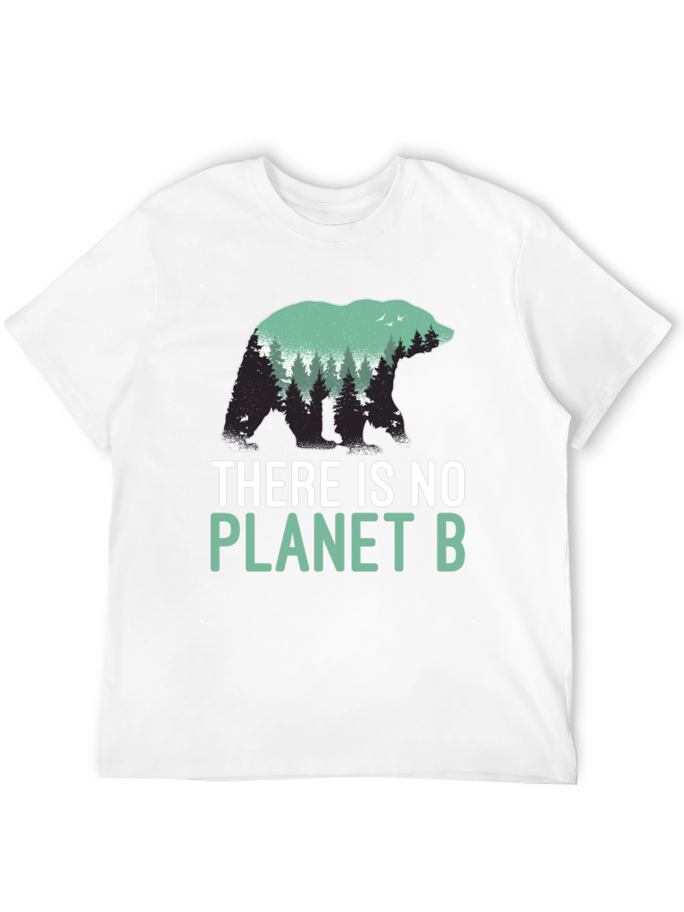 Planet B Bear Graphic T-Shirt - Eco-Friendly Design