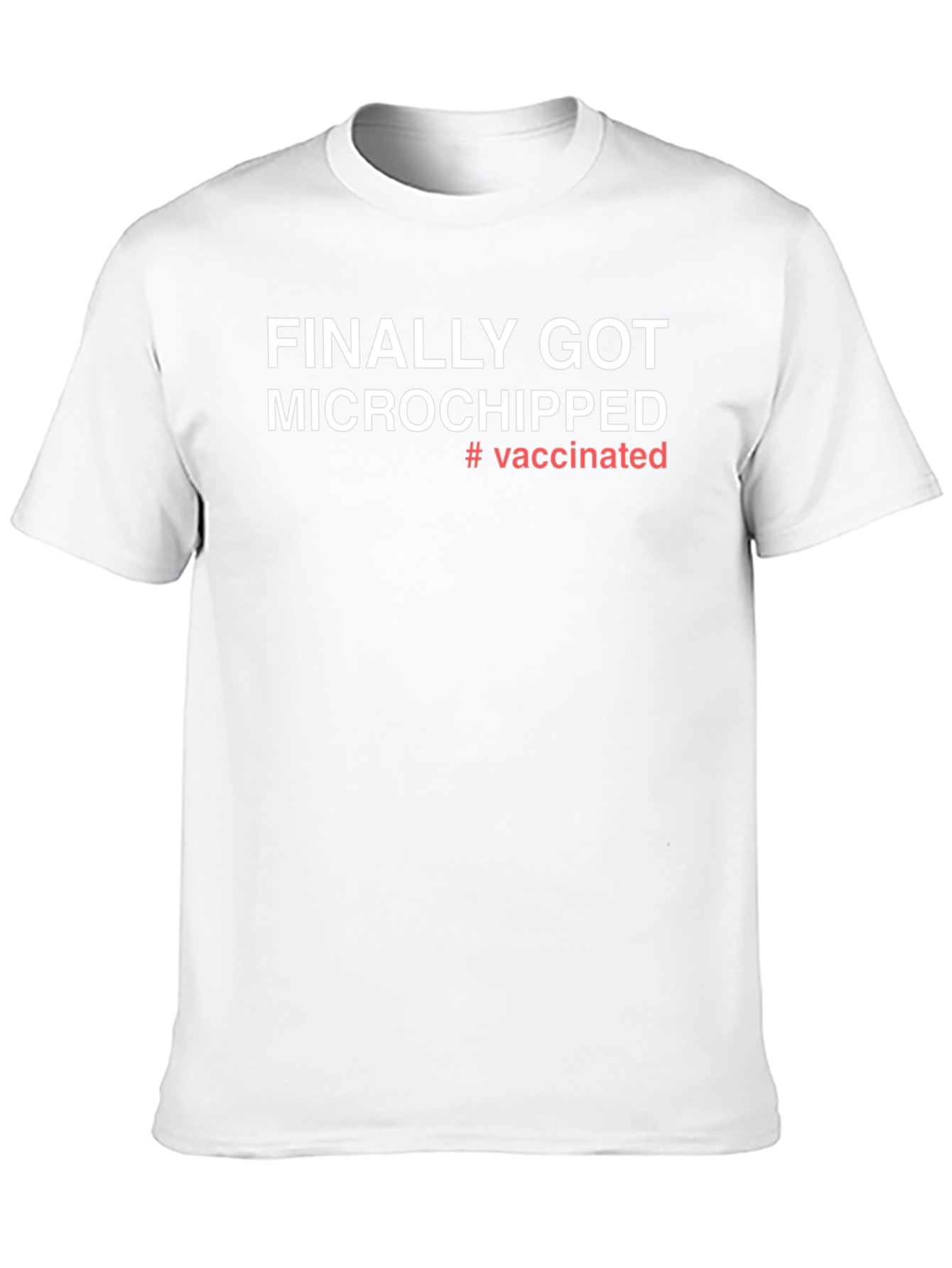 Microchipped Vaccinated T-Shirt