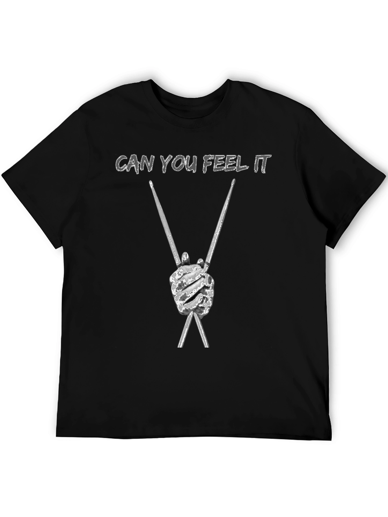 Can You Feel It Drummer Graphic Tee