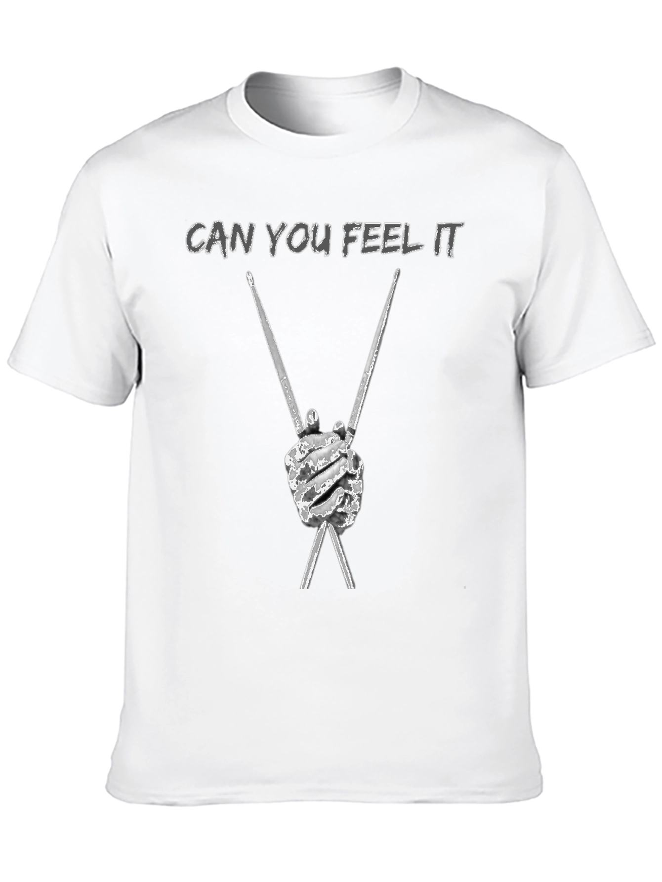 Can You Feel It Drummer Graphic Tee