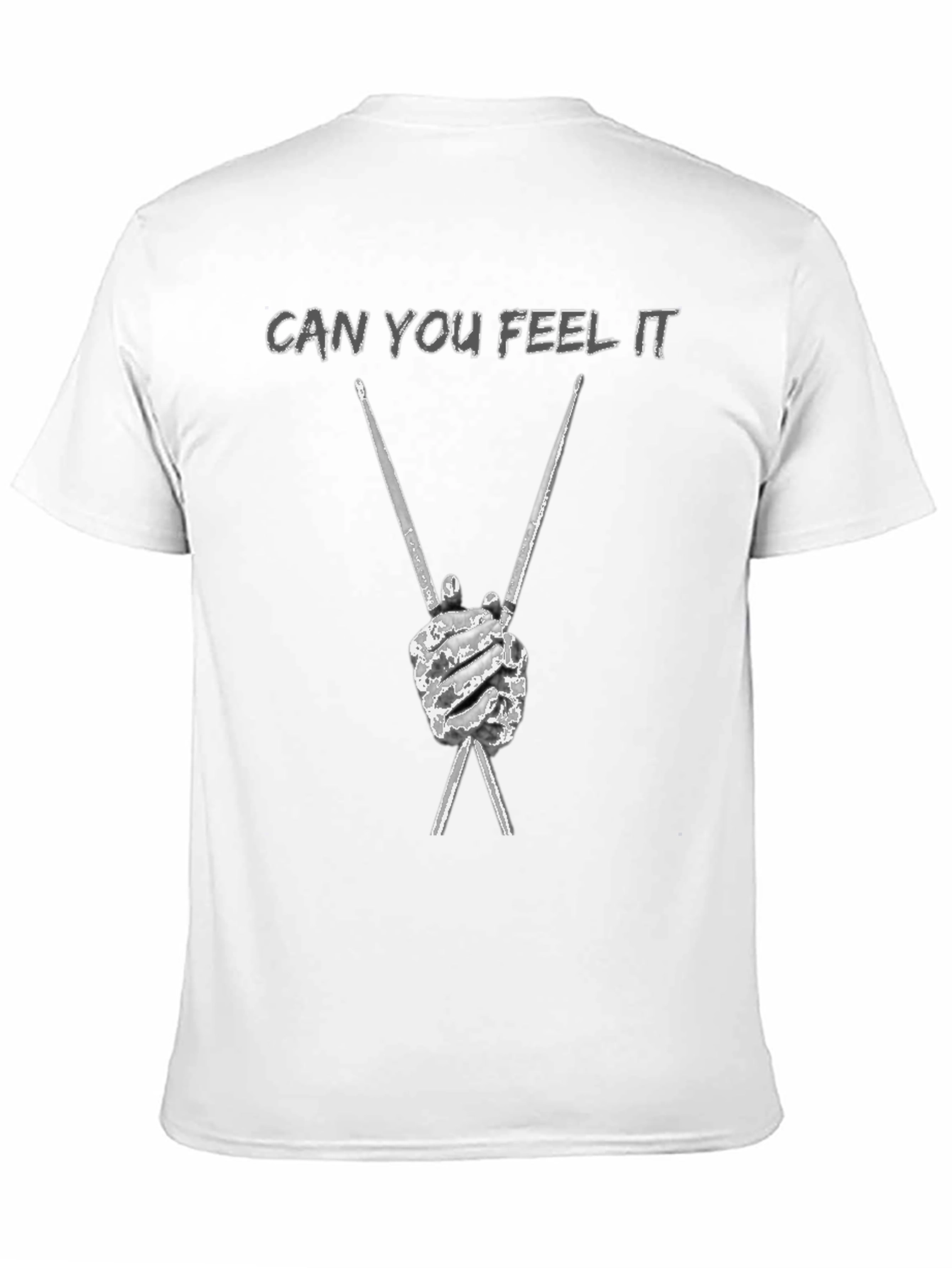Can You Feel It Drummer Graphic Tee