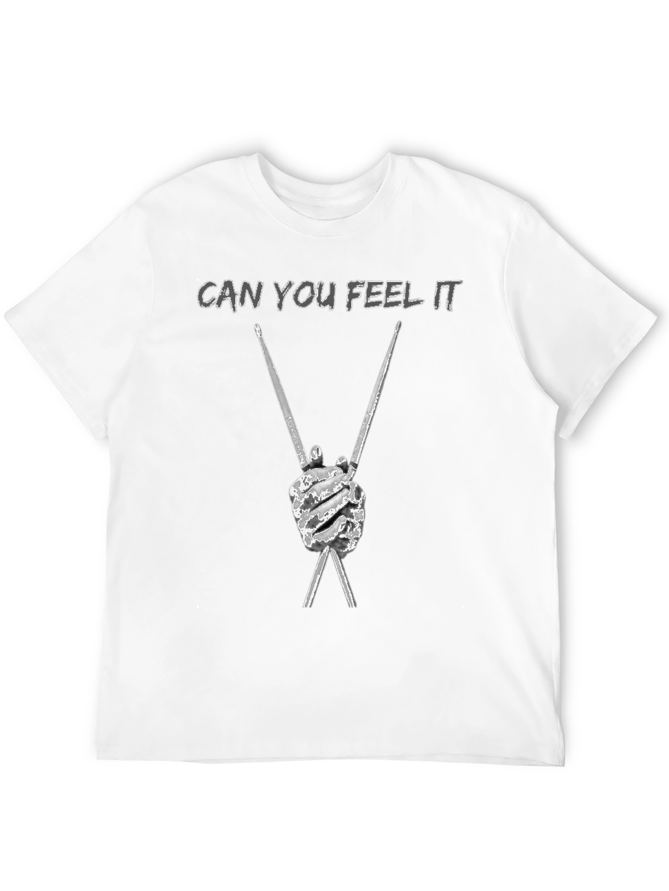 Can You Feel It Drummer Graphic Tee
