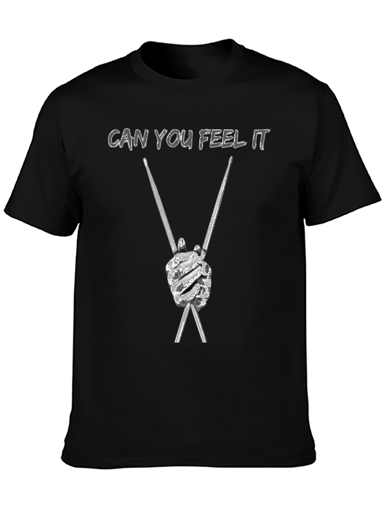 Can You Feel It Drummer Graphic Tee