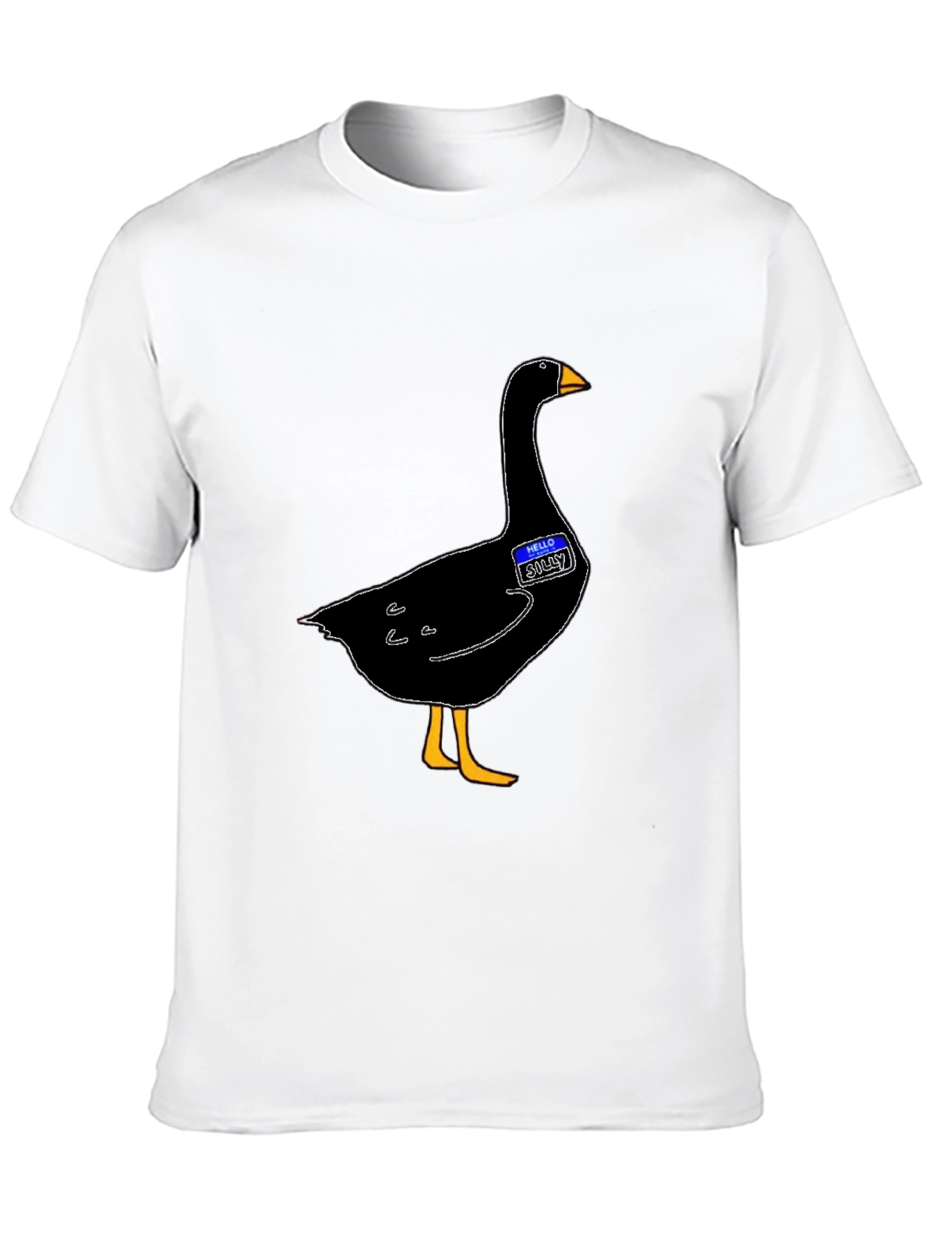 Silly Goose T-Shirt - Funny Black Goose Tee