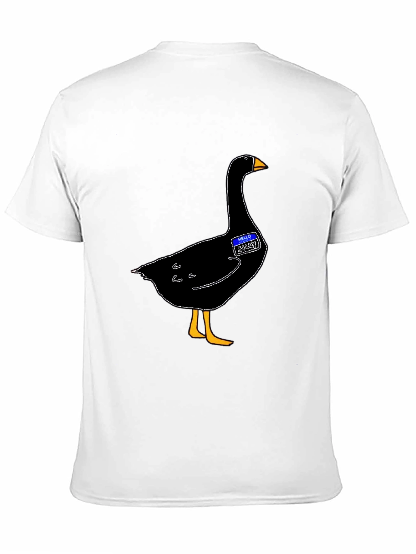 Silly Goose T-Shirt - Funny Black Goose Tee