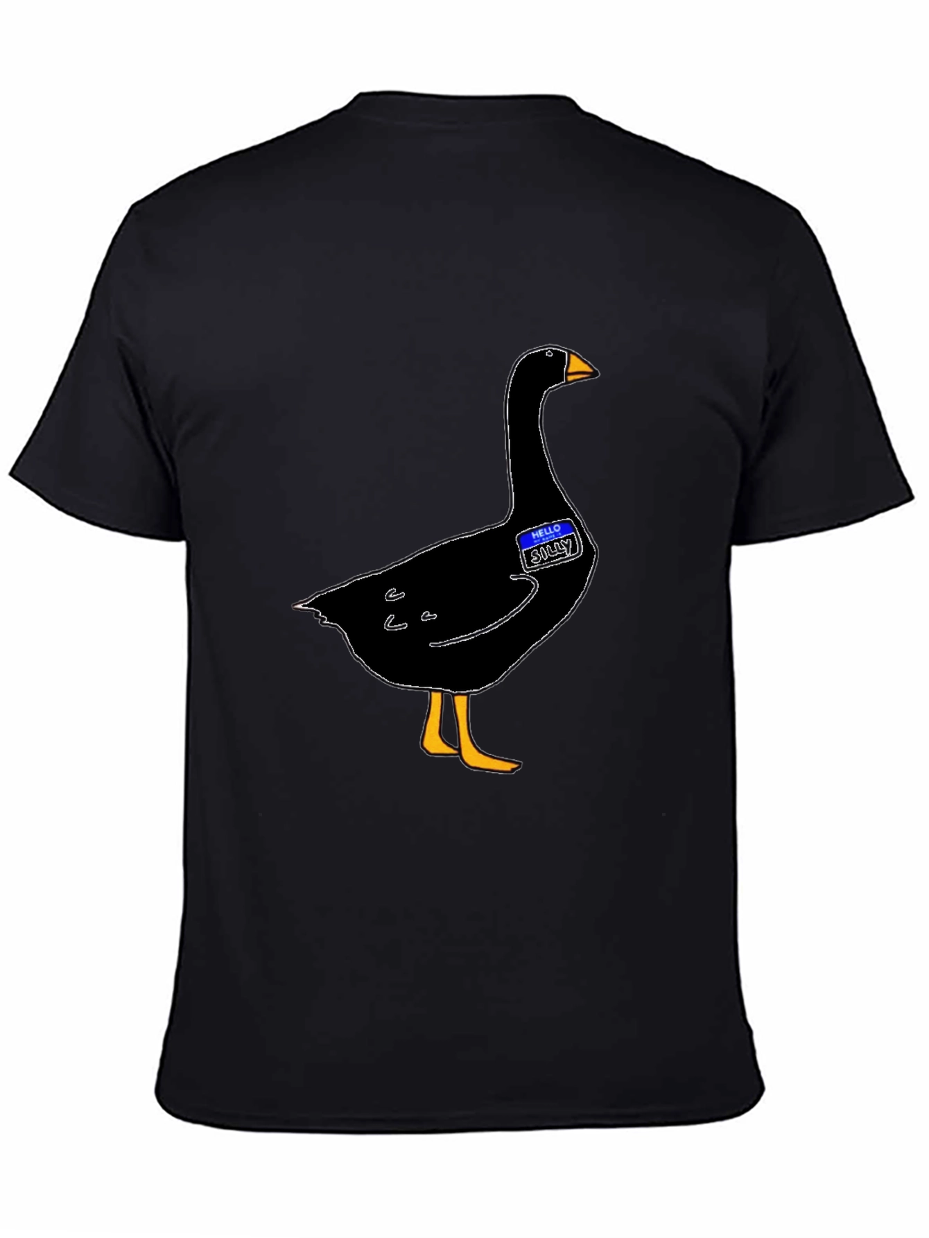 Silly Goose T-Shirt - Funny Black Goose Tee