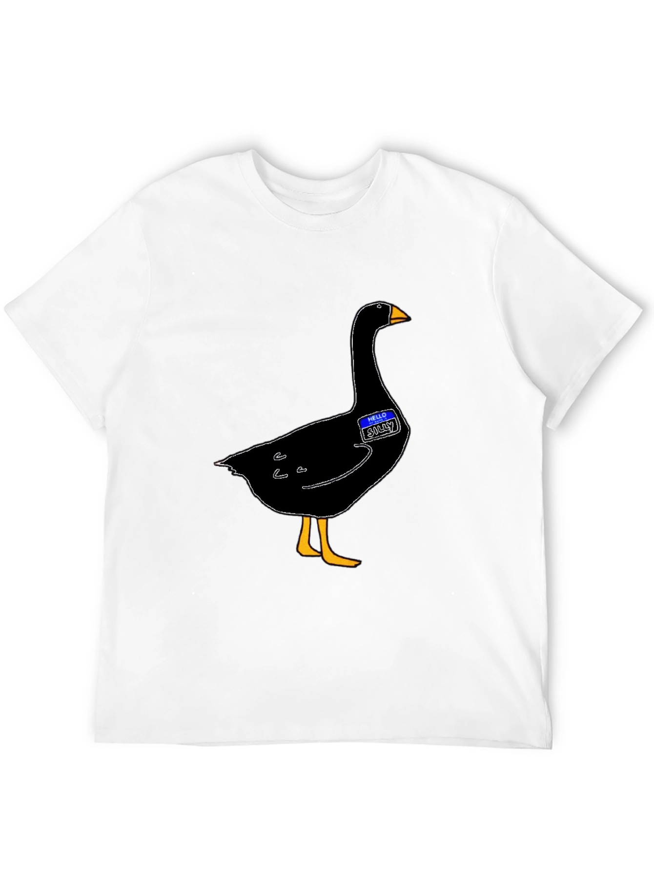 Silly Goose T-Shirt - Funny Black Goose Tee