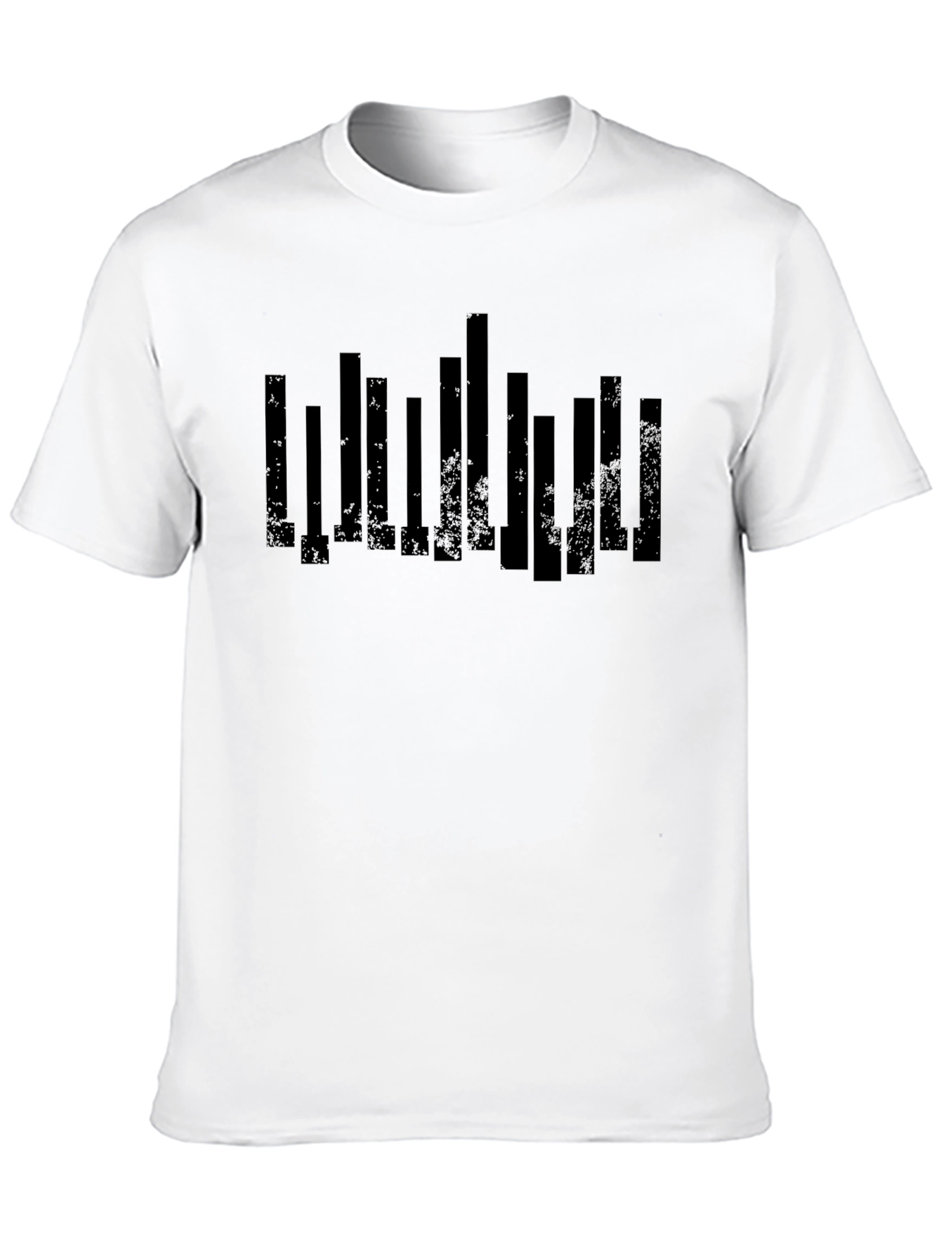 Modern Cityscape Graphic T-Shirt - Black
