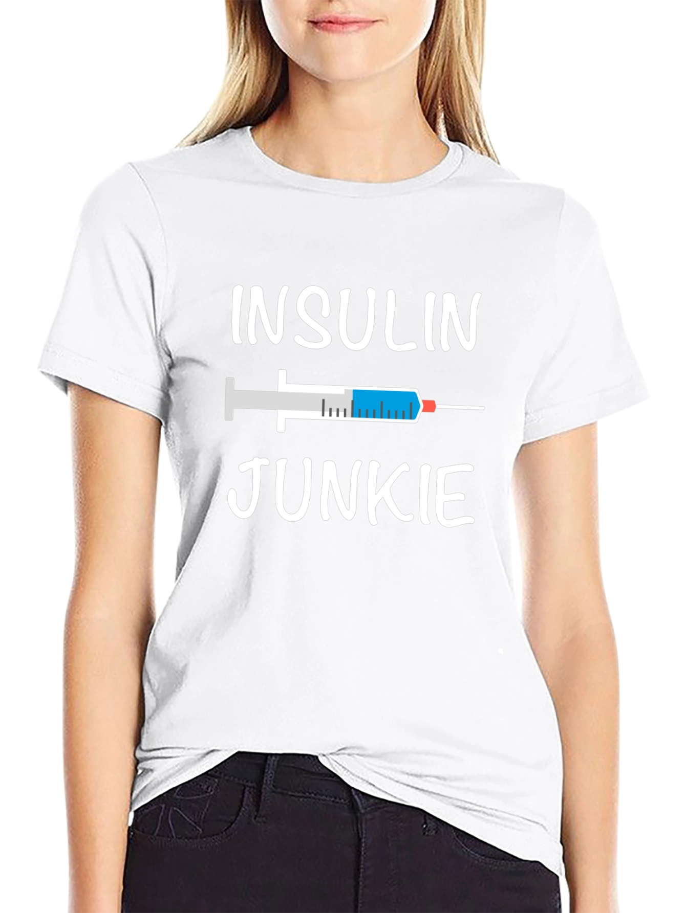 Insulin Junkie T-Shirt - Diabetic Awareness Tee