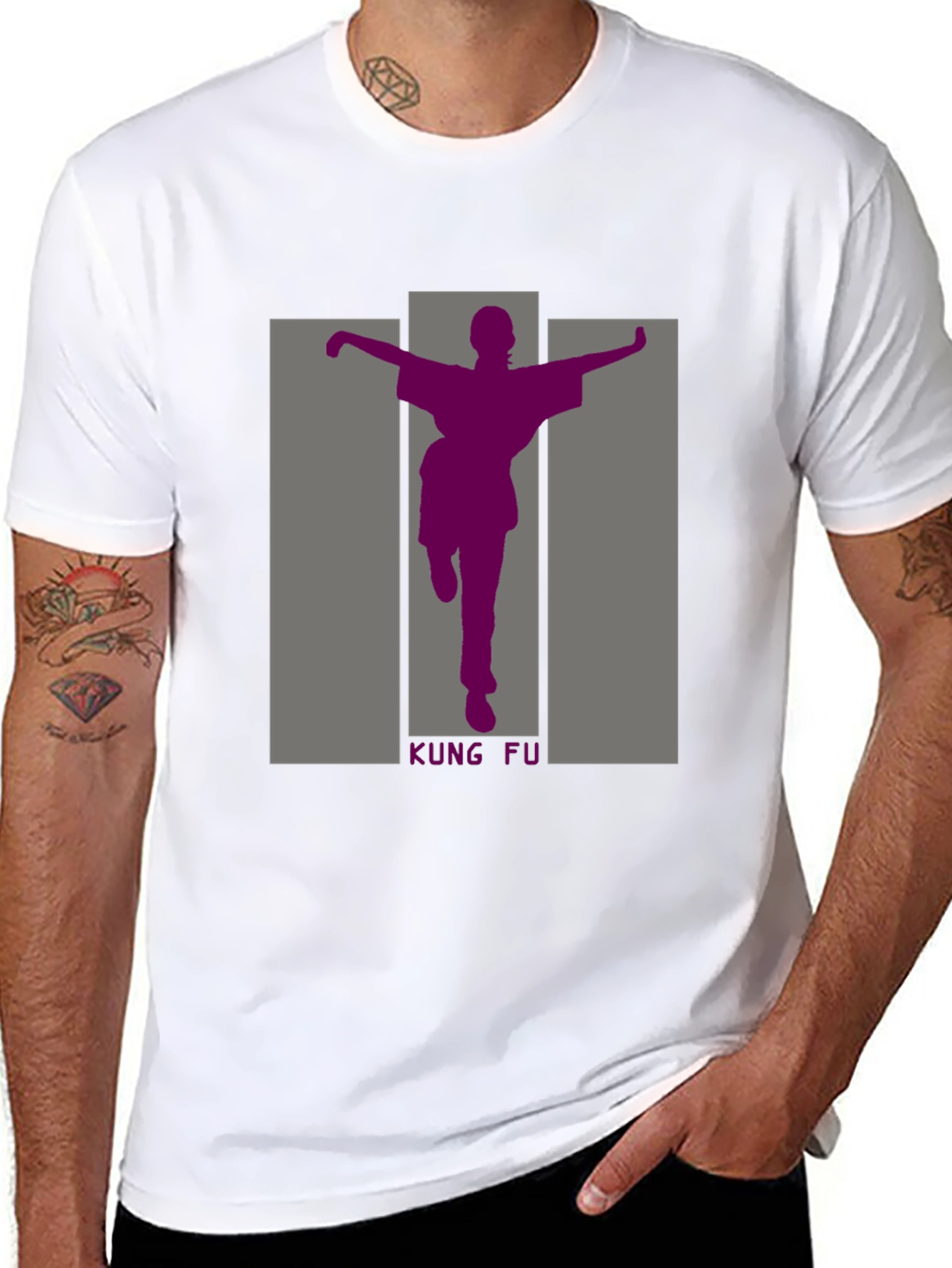 Kung Fu Graphic Tee - Martial Arts Inspired
