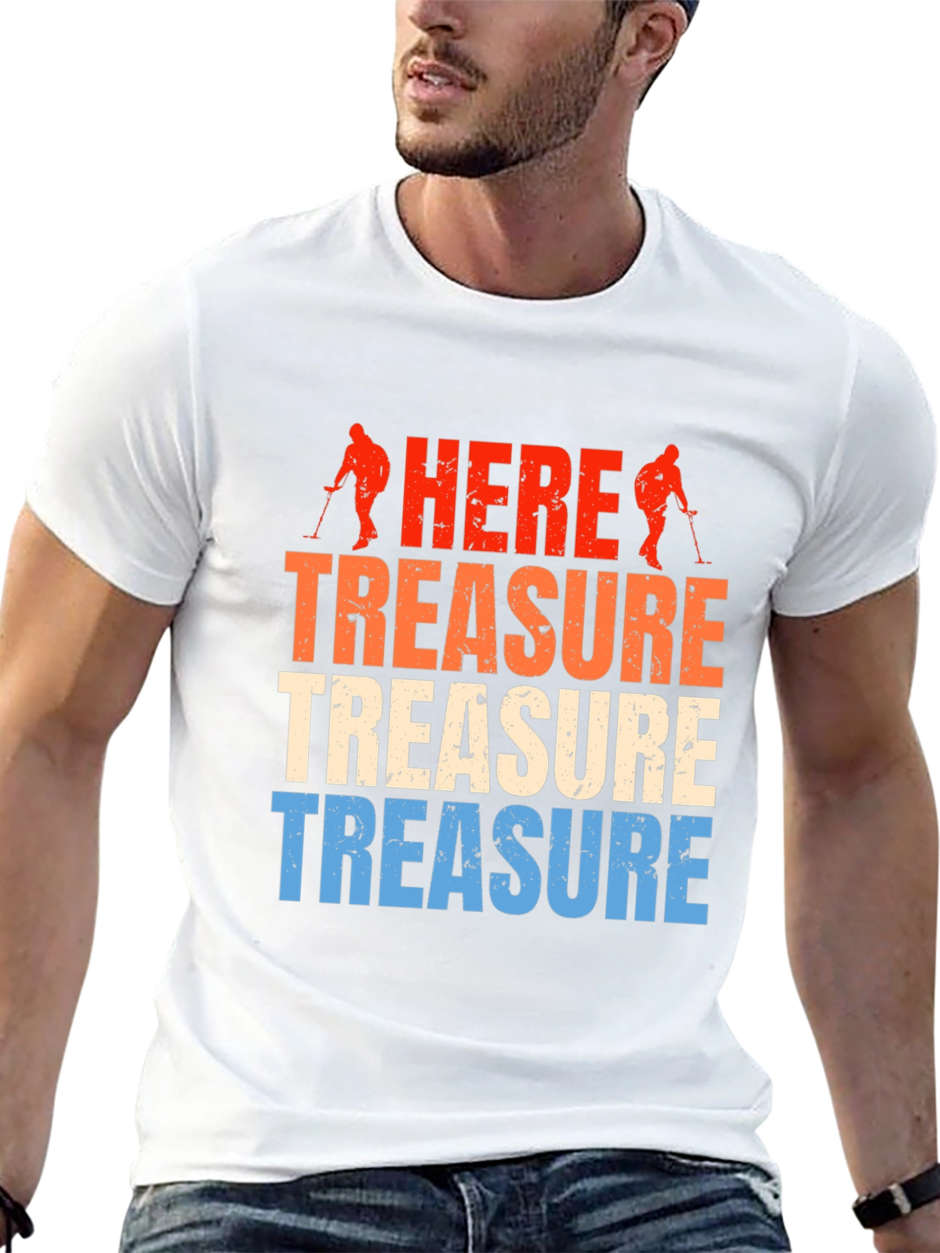 Here Treasure Hockey Graphic T-Shirt