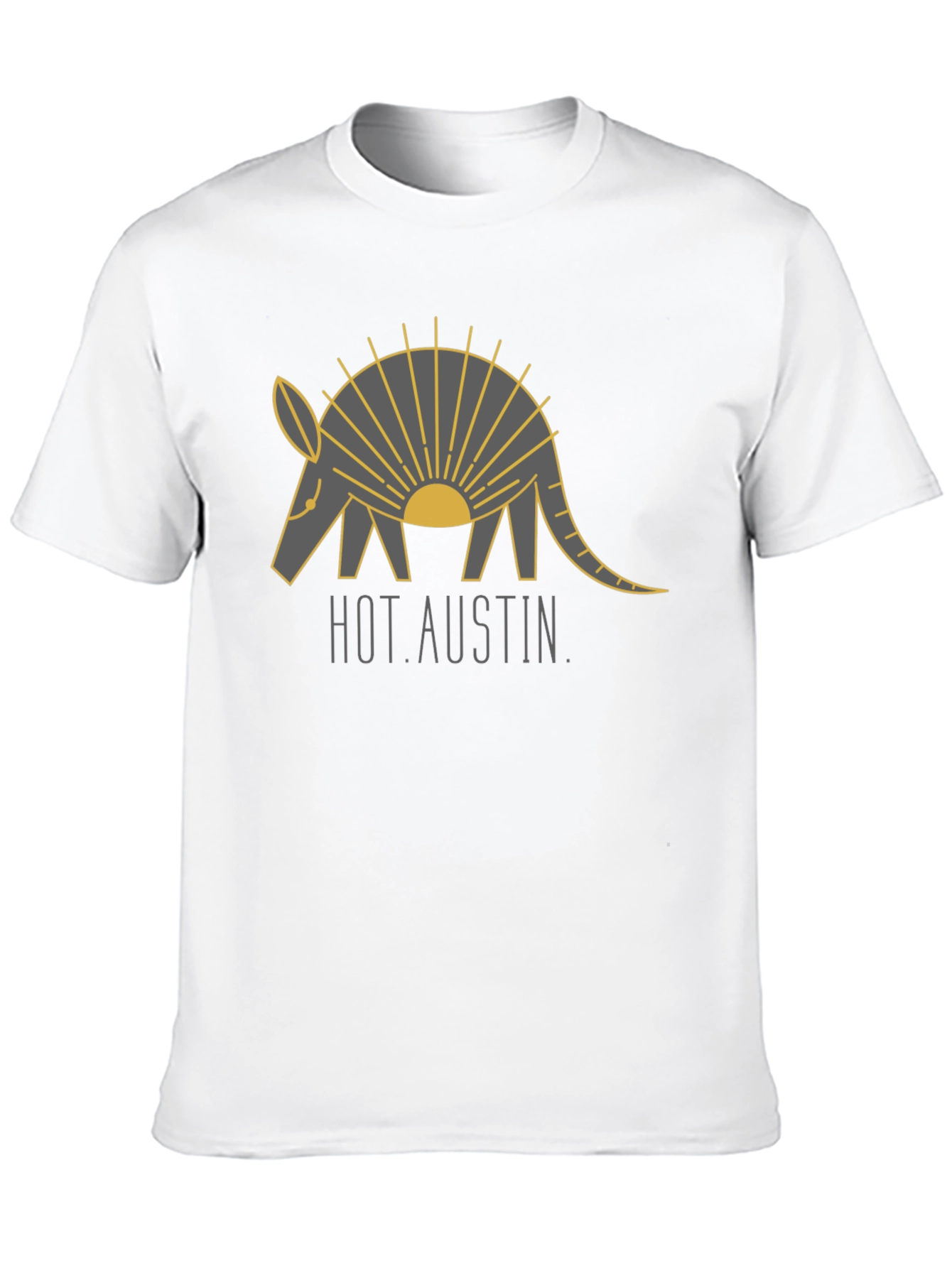 Hot Austin Armadillo Graphic Tee