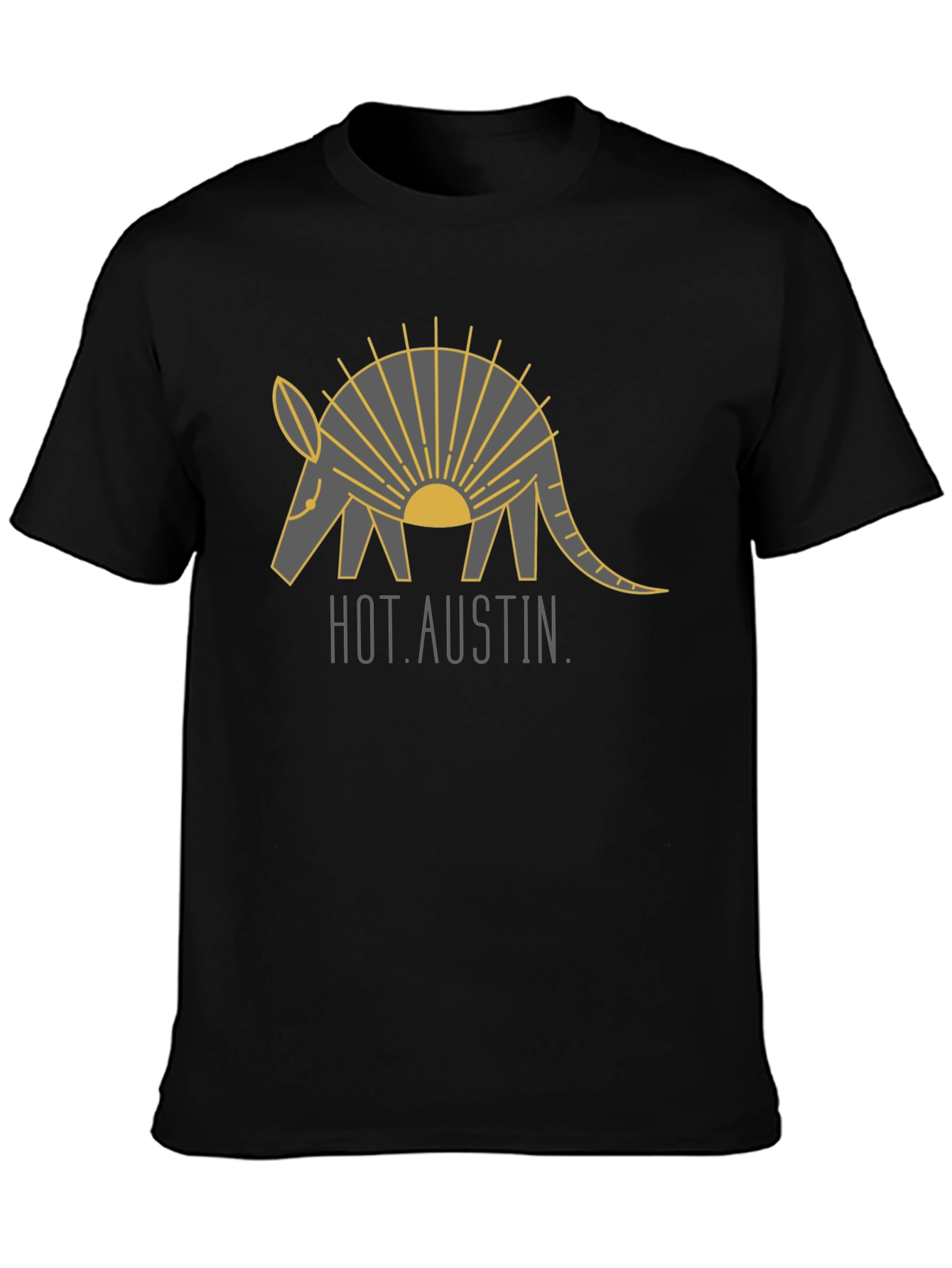 Hot Austin Armadillo Graphic Tee