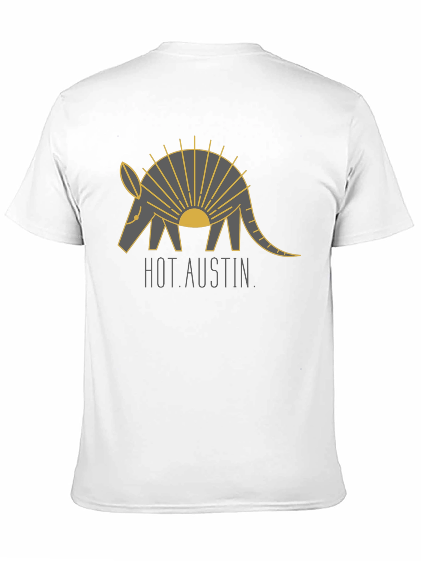 Hot Austin Armadillo Graphic Tee