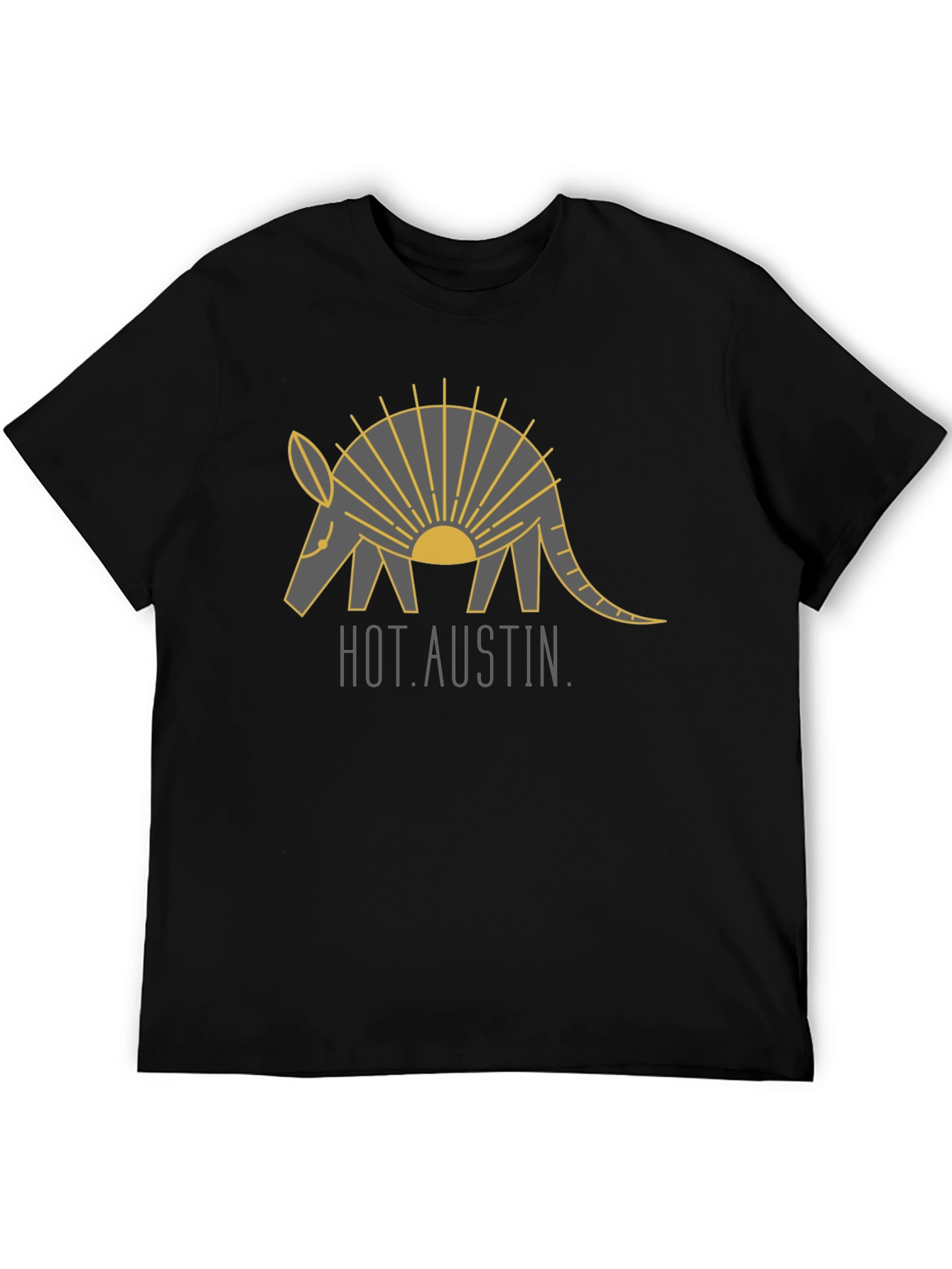 Hot Austin Armadillo Graphic Tee