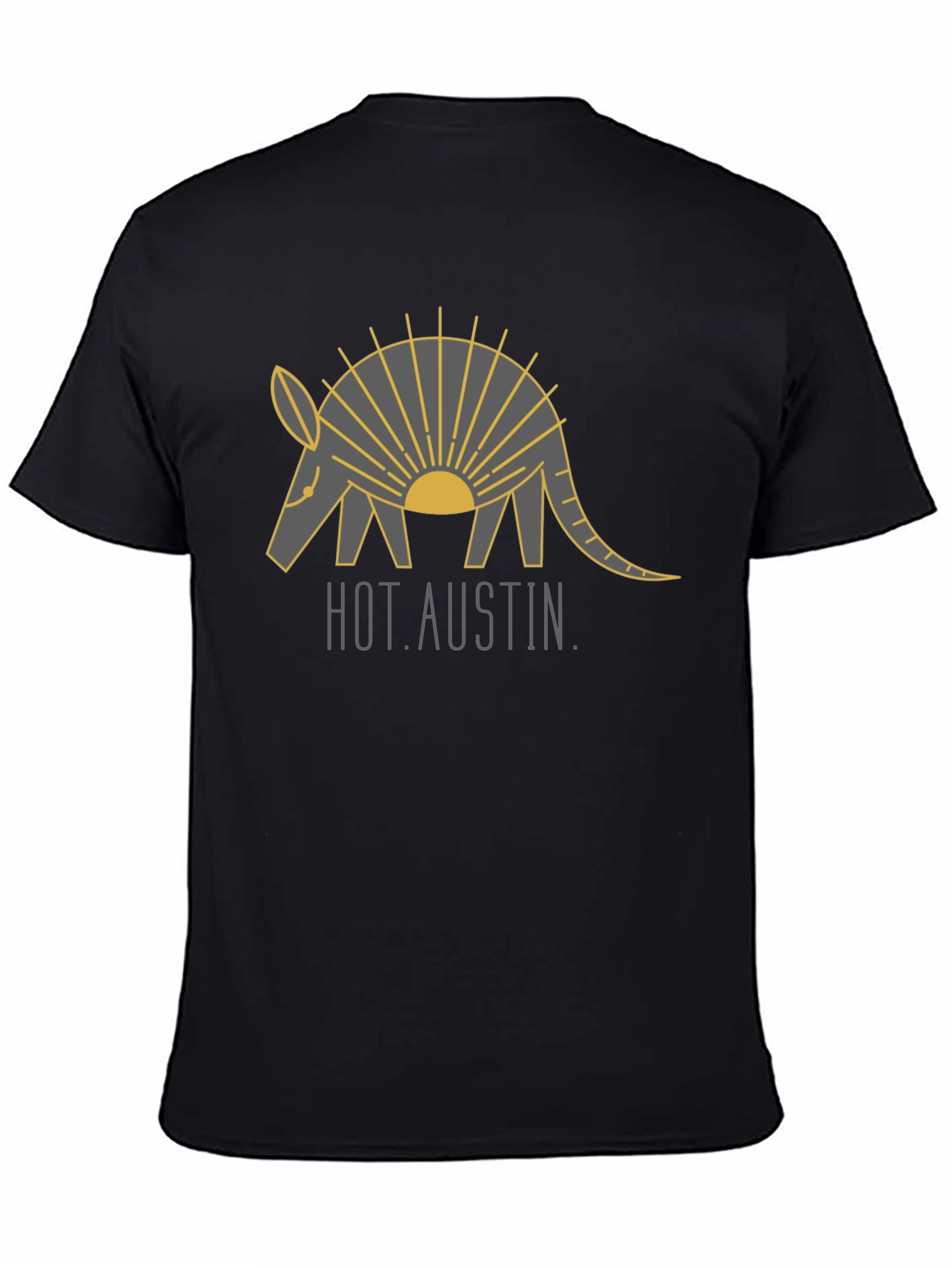 Hot Austin Armadillo Graphic Tee