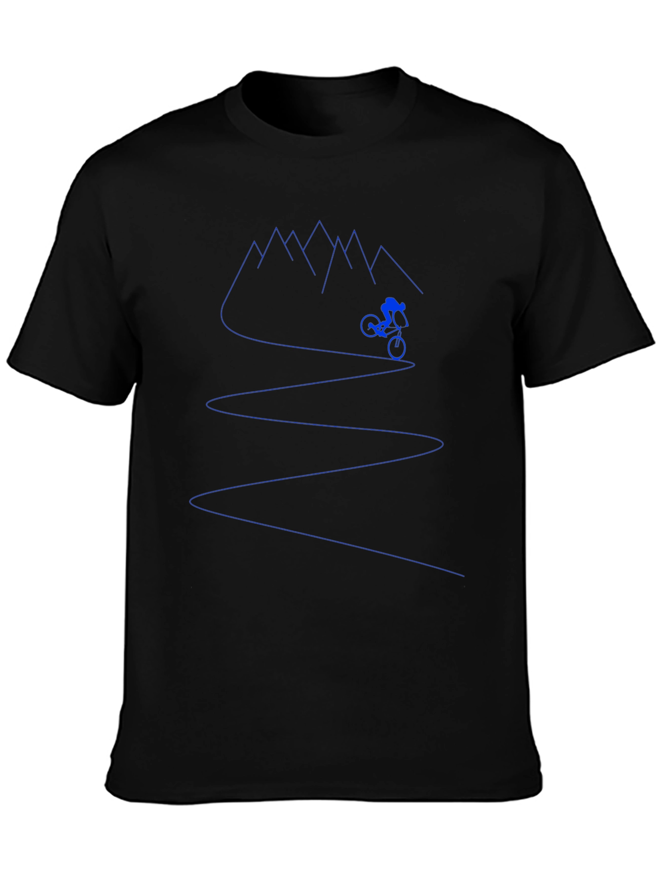 Mountain Biker Graphic Tee - Adventure Awaits
