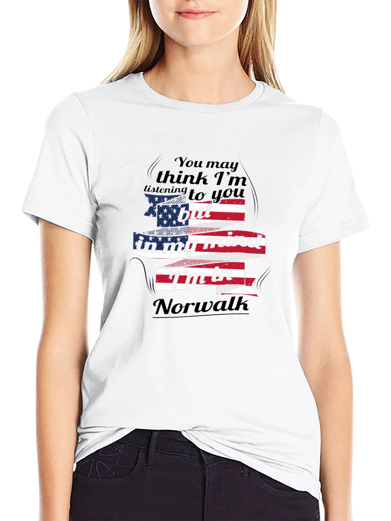 Norwalk Mind USA Flag Tee