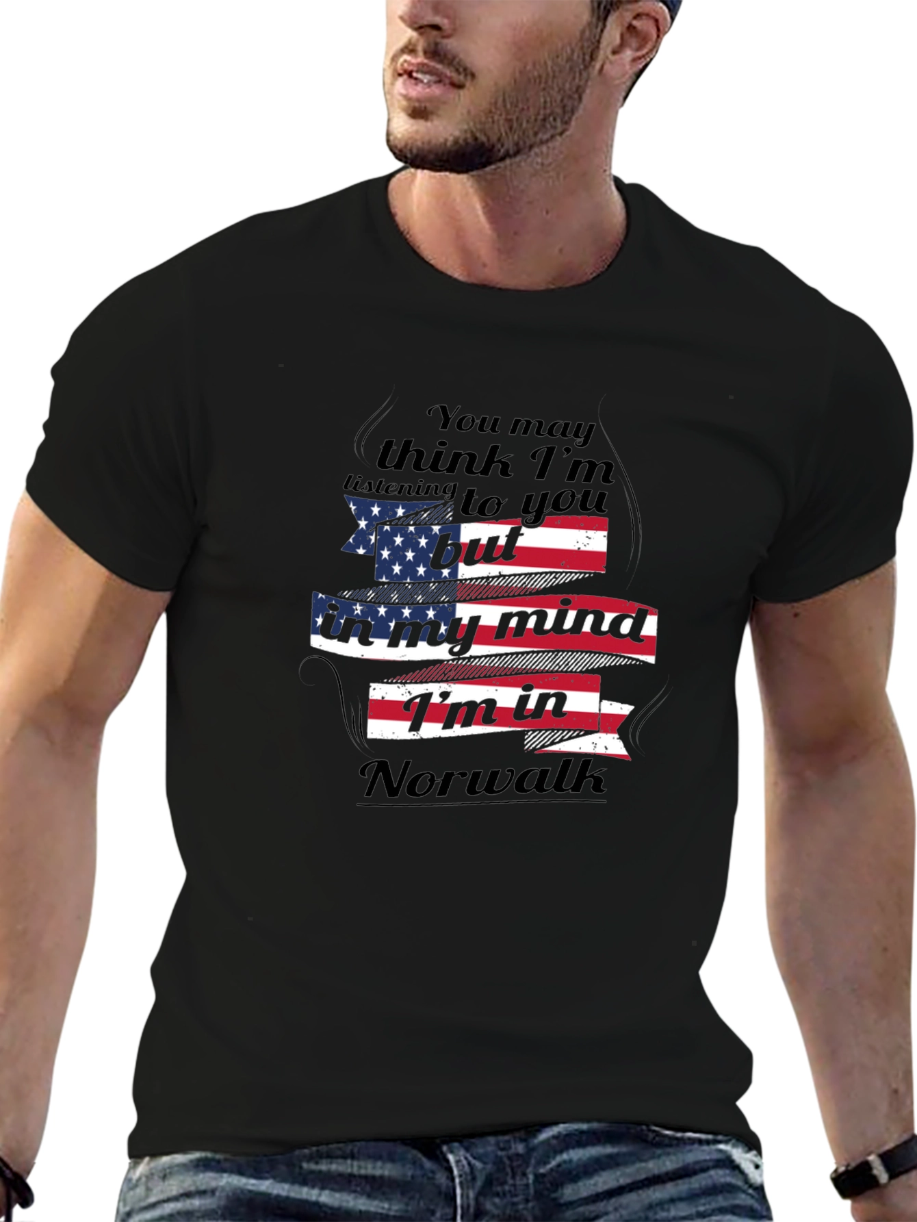 Norwalk Mind USA Flag Tee