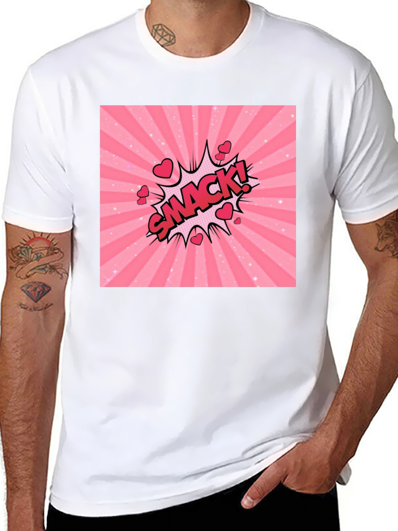Smack! Heart Burst Graphic Tee - Valentines Day