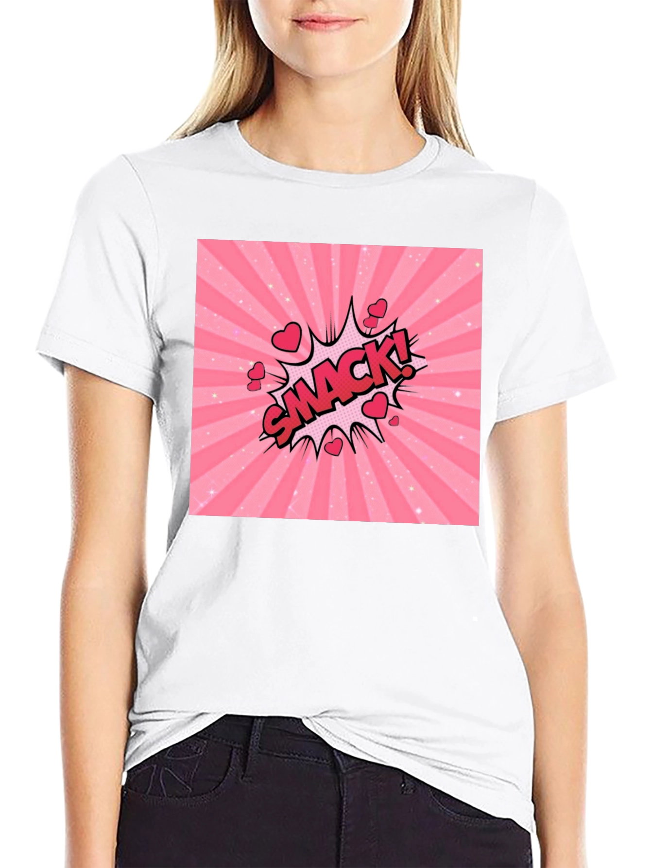 Smack! Heart Burst Graphic Tee - Valentines Day