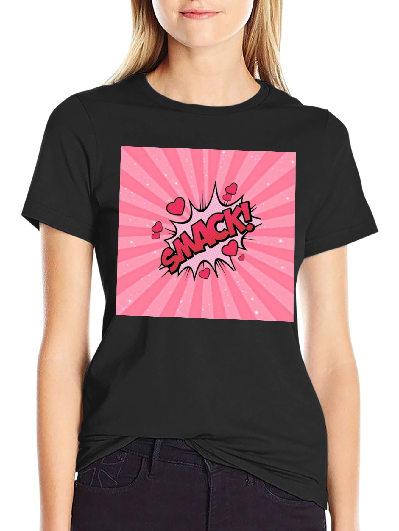Smack! Heart Burst Graphic Tee - Valentines Day