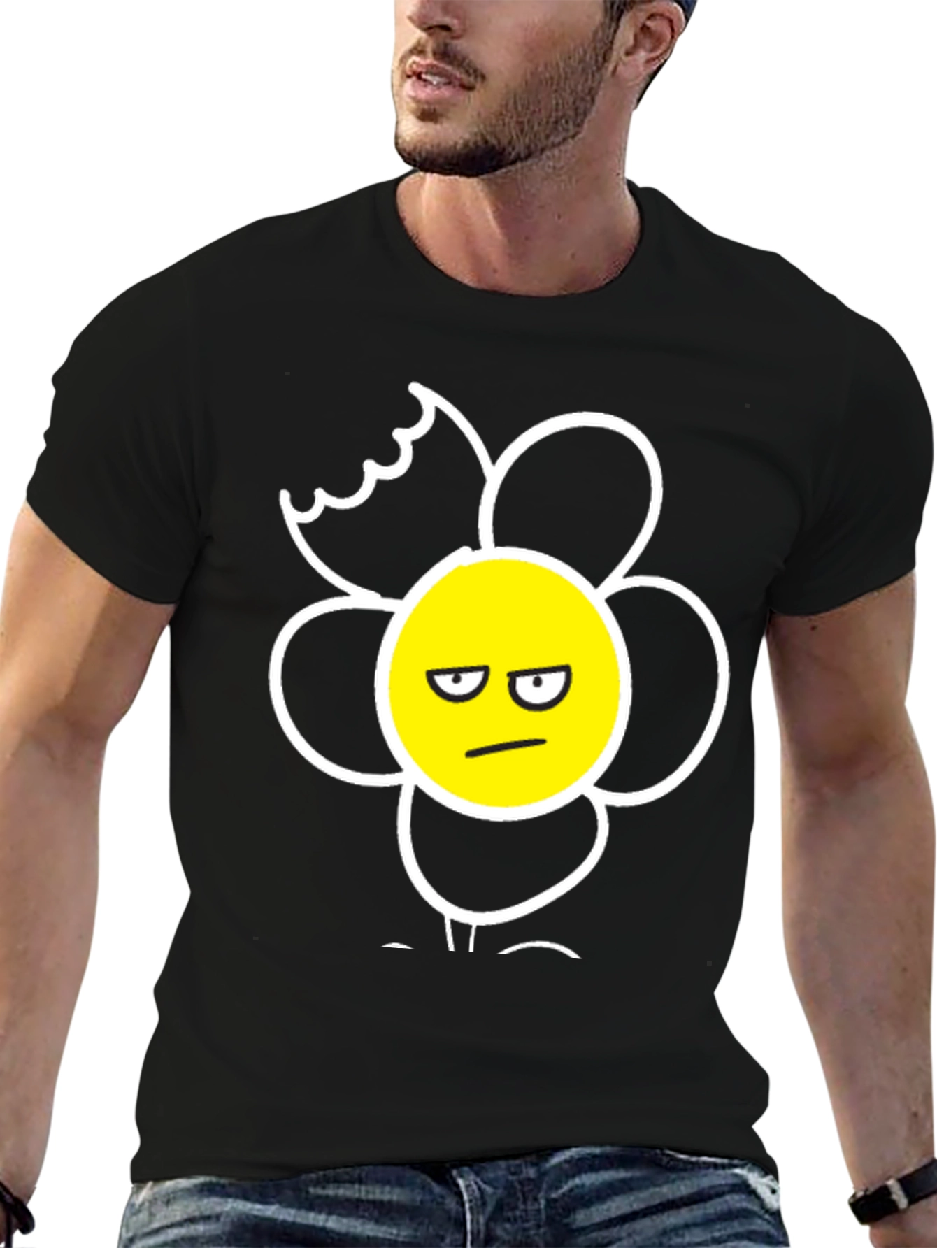 Grumpy Flower T-Shirt - Bite Taken