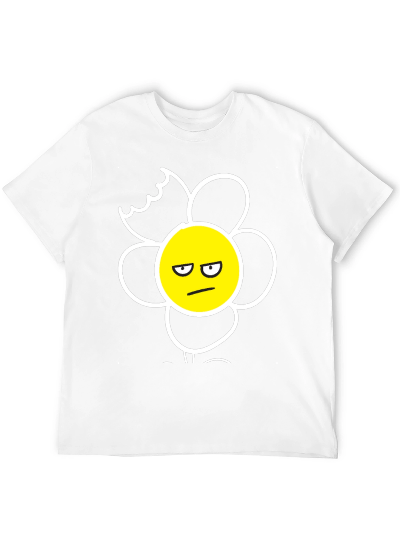 Grumpy Flower T-Shirt - Bite Taken