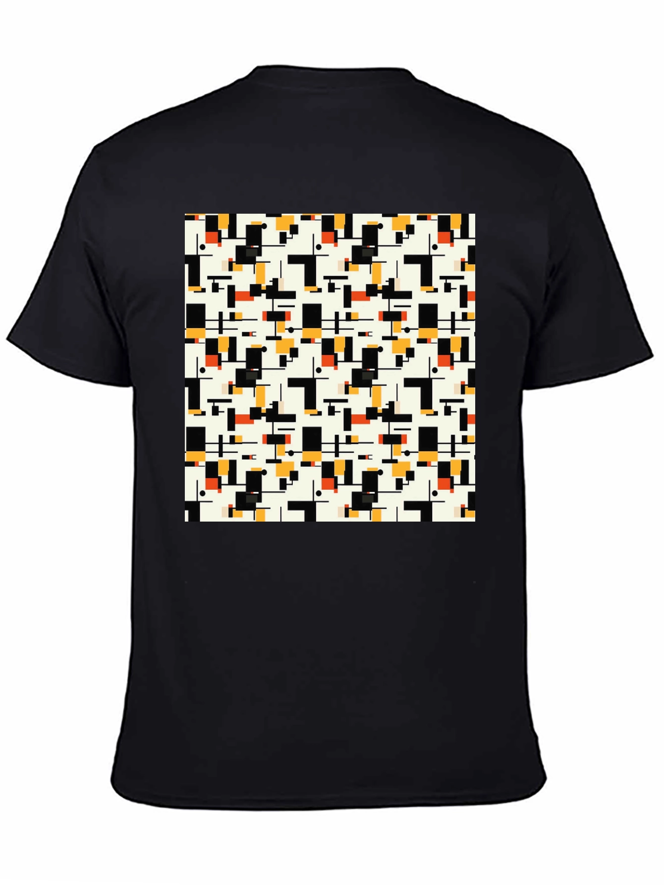 Geometric Pattern T-Shirt - Modern Abstract Design