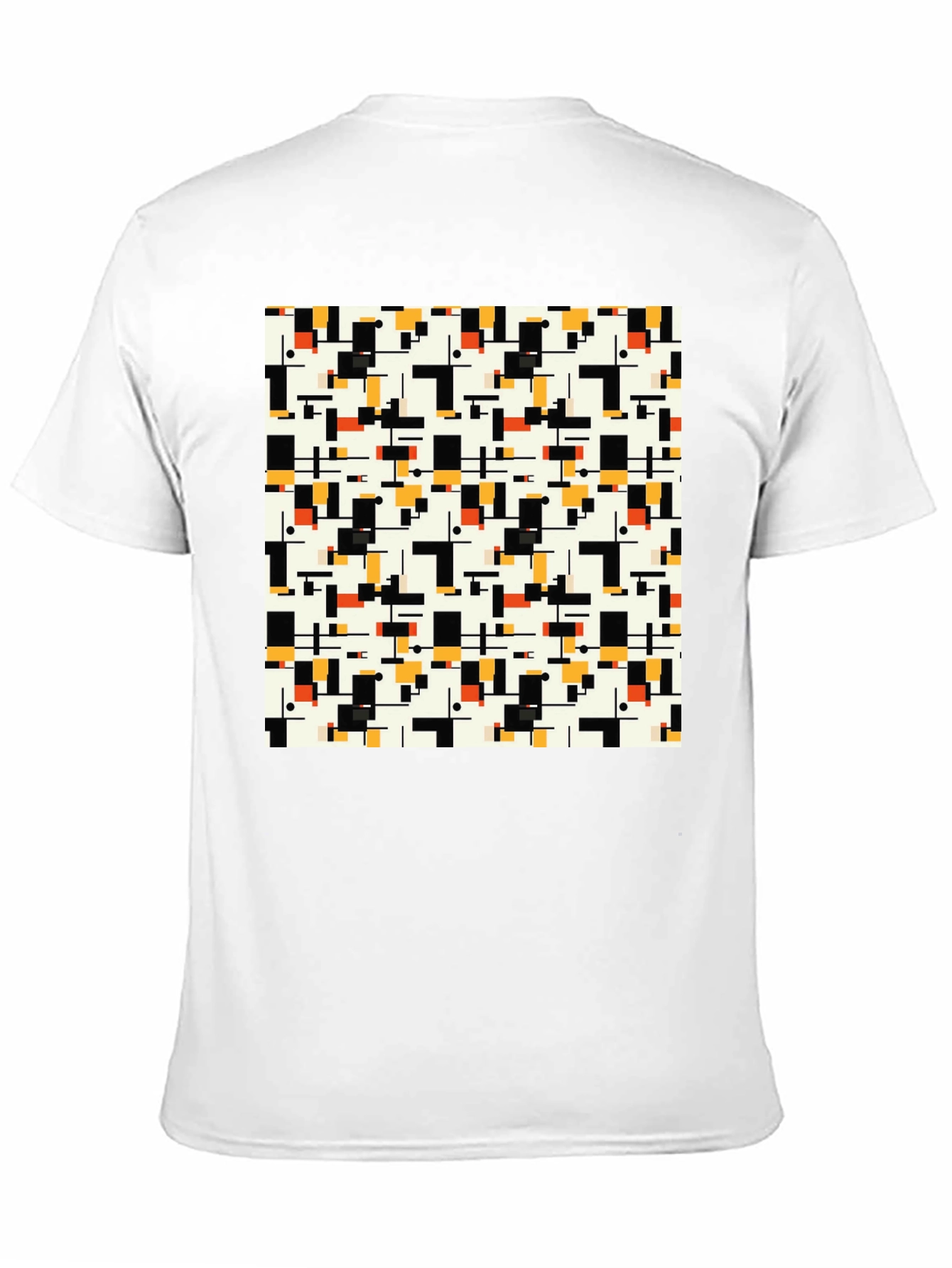 Geometric Pattern T-Shirt - Modern Abstract Design