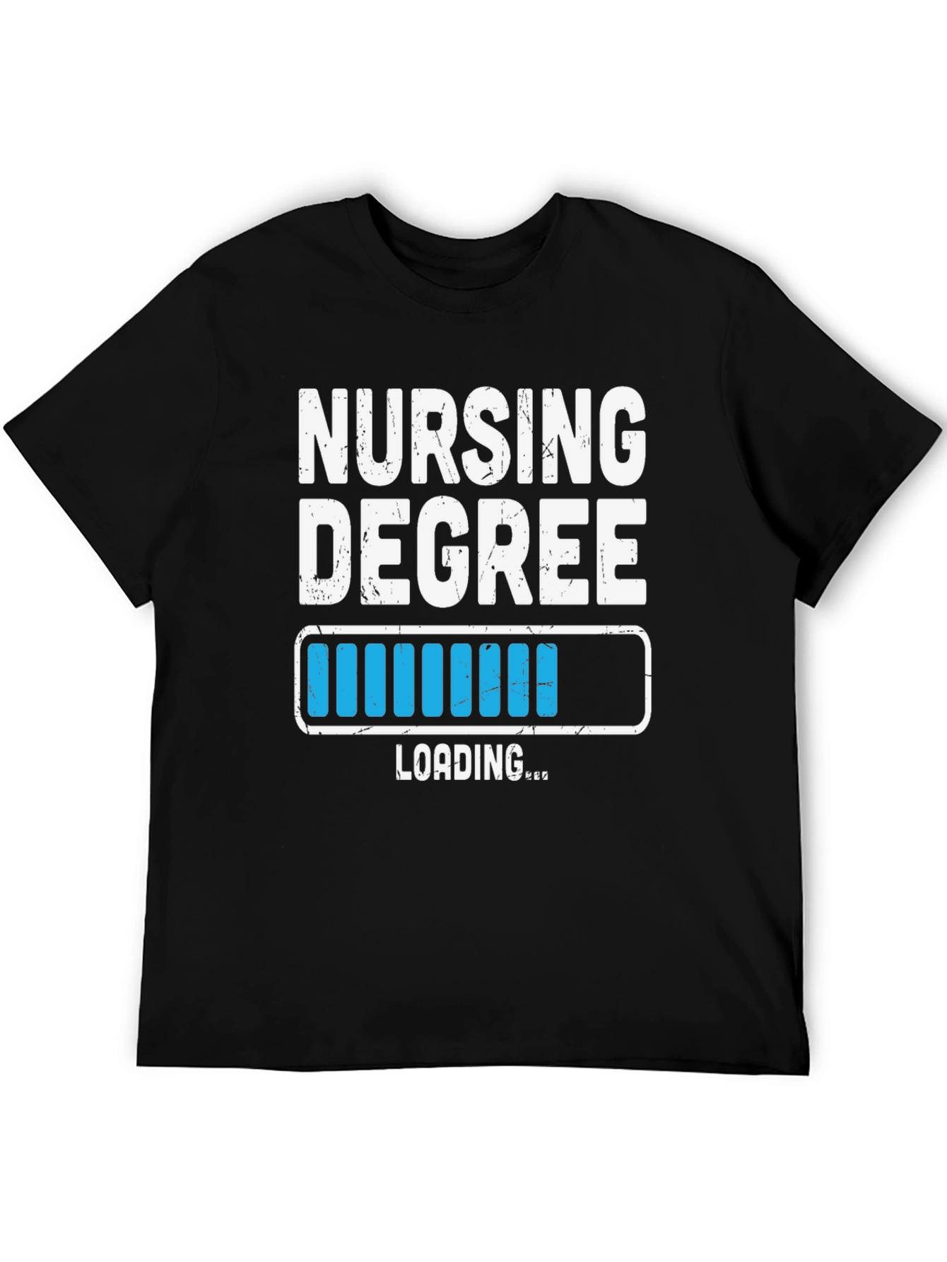 Nursing Degree Loading T-Shirt - Black