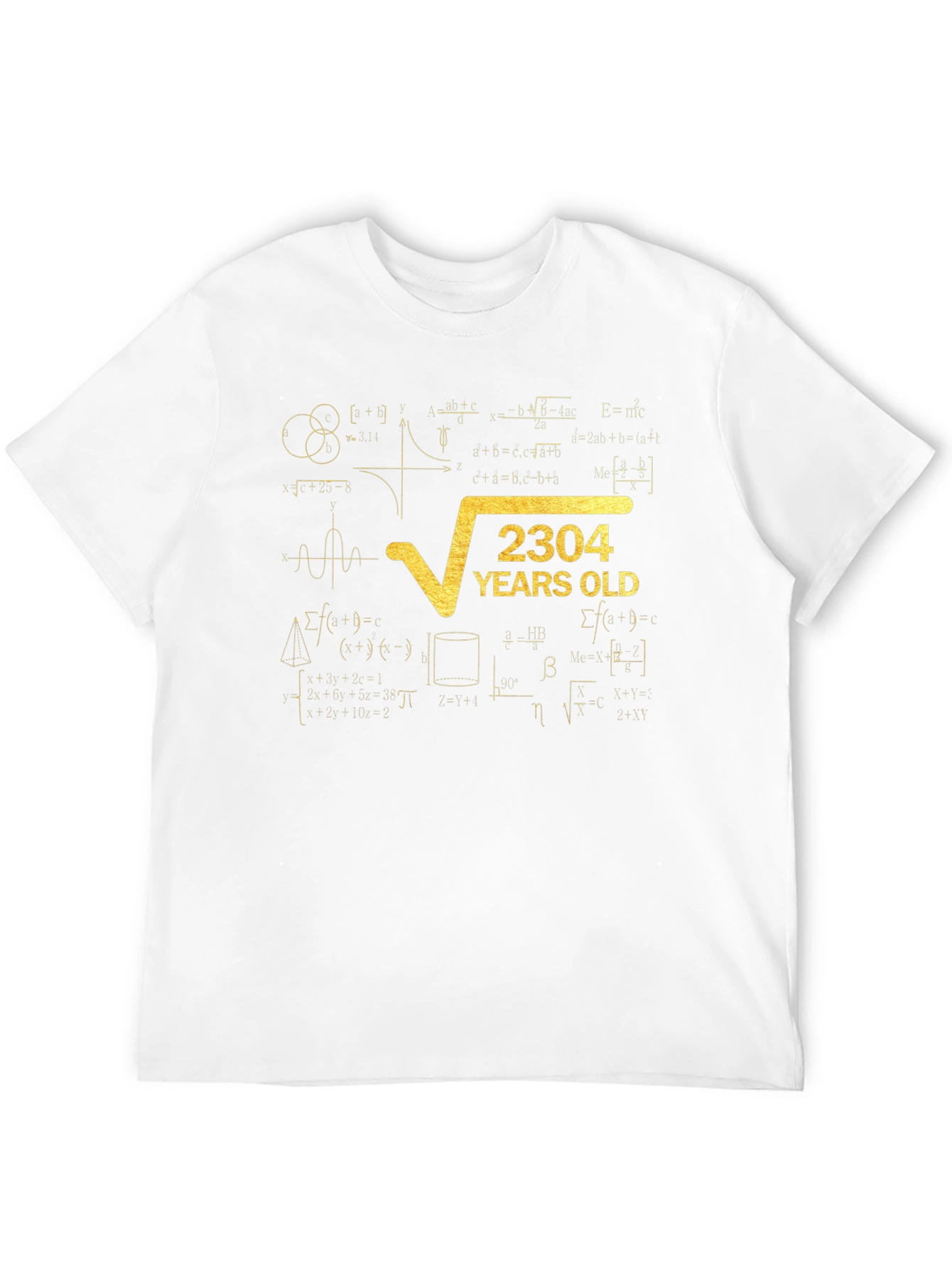 2304 Years Old Math Formula T-Shirt