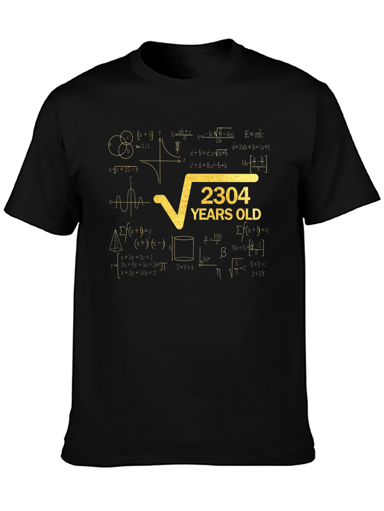 2304 Years Old Math Formula T-Shirt