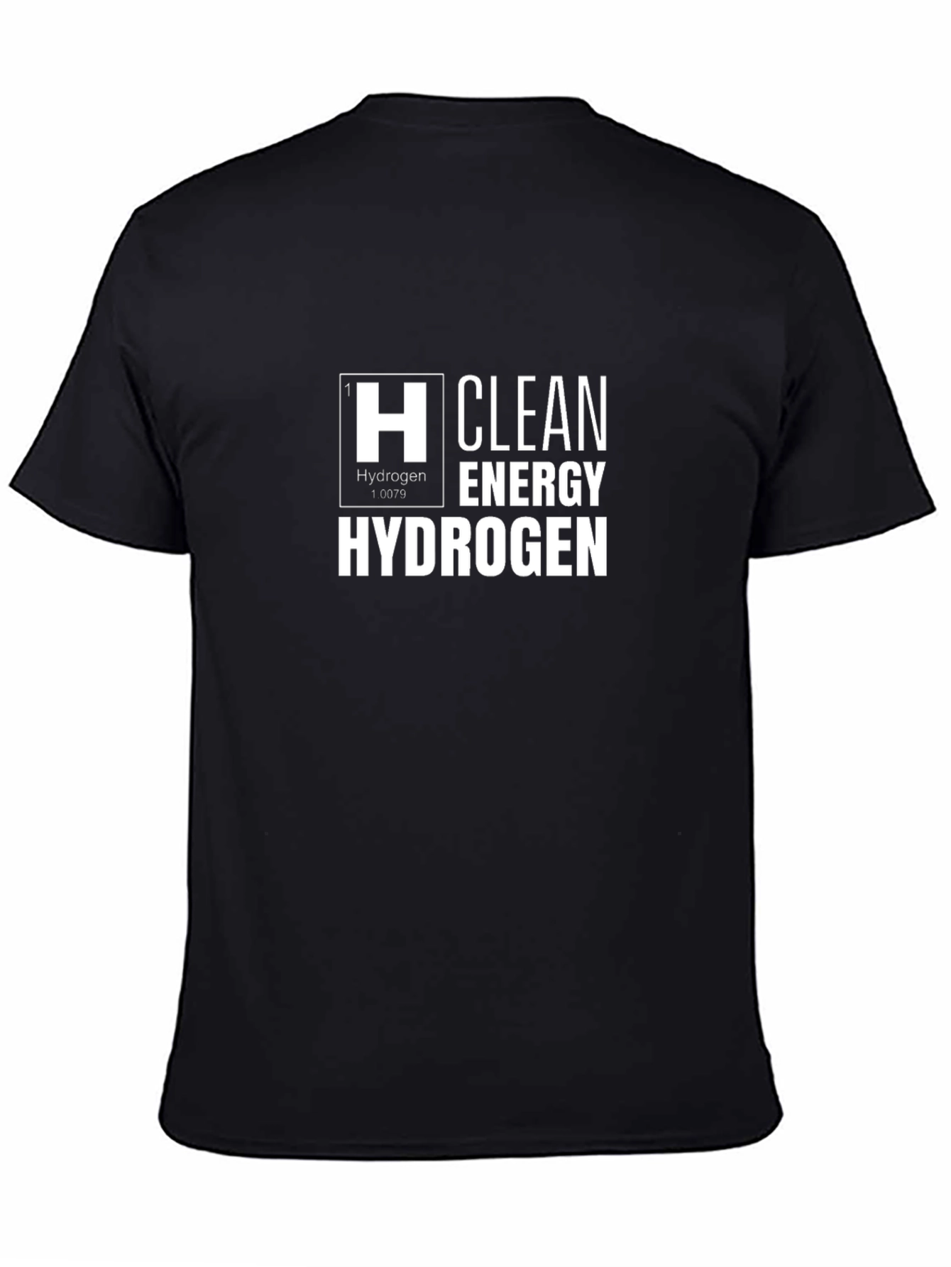 Hydrogen Clean Energy Black T-Shirt