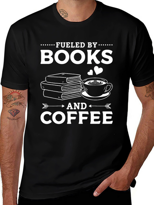 Fueled by Books and Coffee T-Shirt