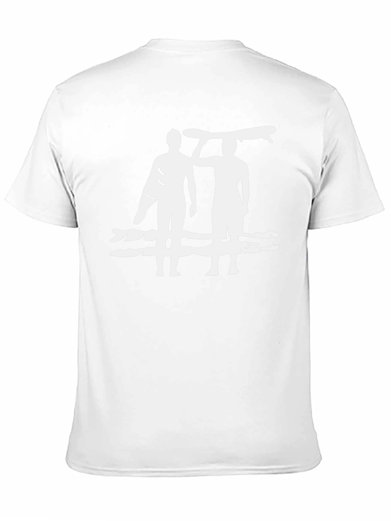 Surfer Duo Graphic Black T-Shirt