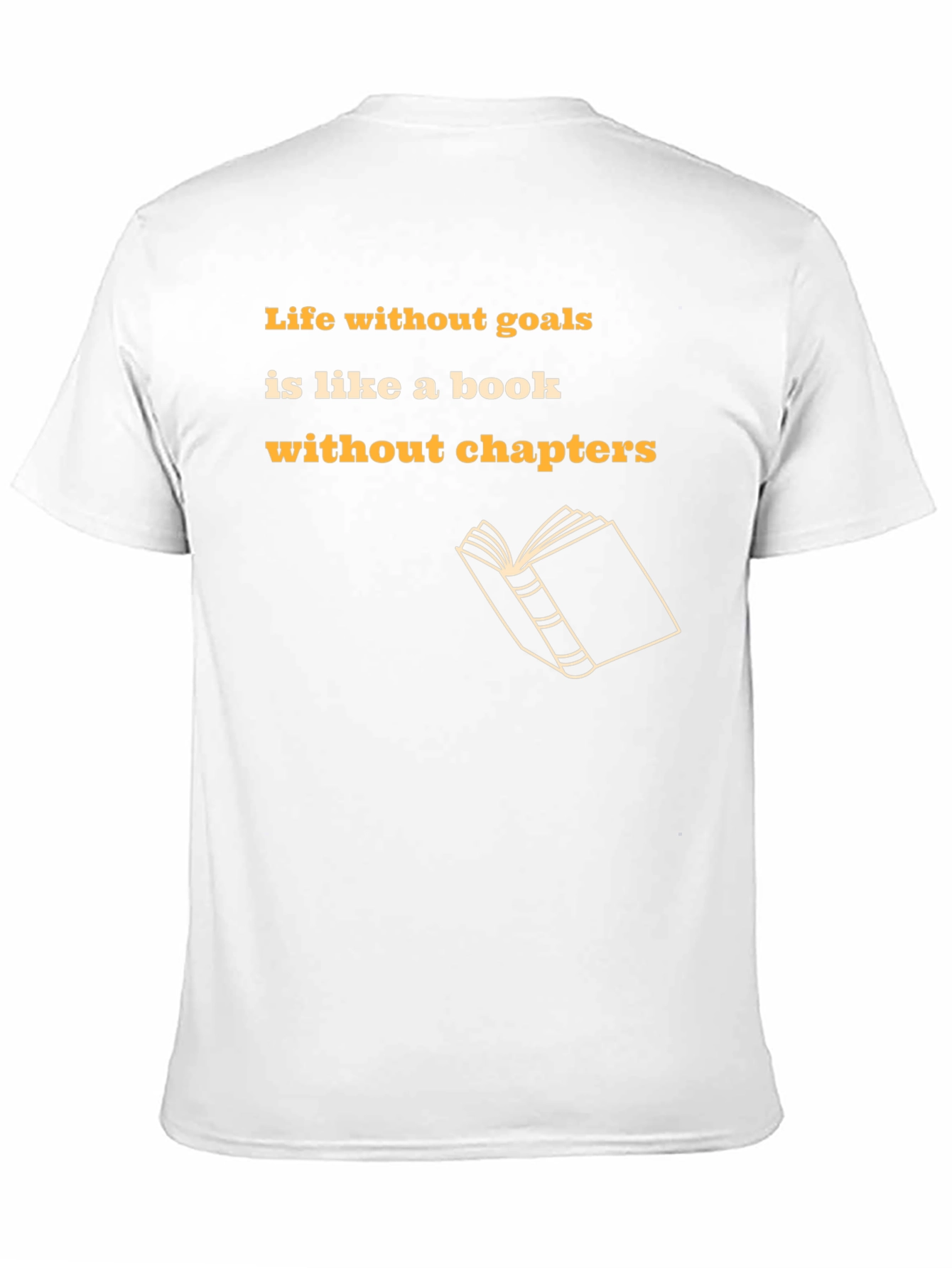 Motivational Black T-Shirt - Life Without Goals