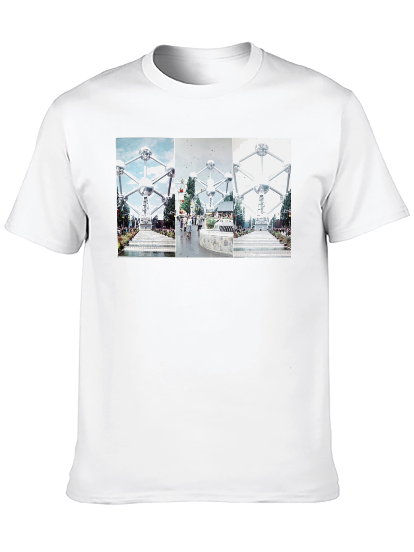 Atomium Brussels Graphic Tee - Black