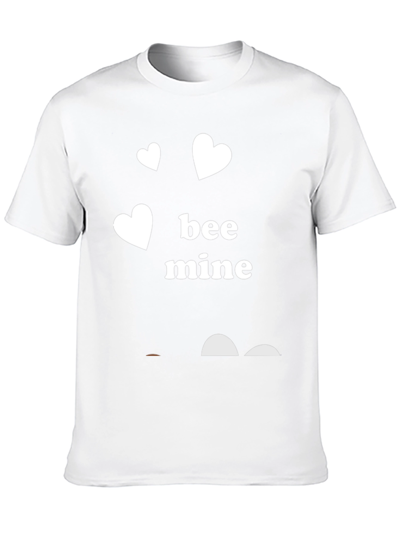 Bee Mine Heart Valentines Day Black T-Shirt
