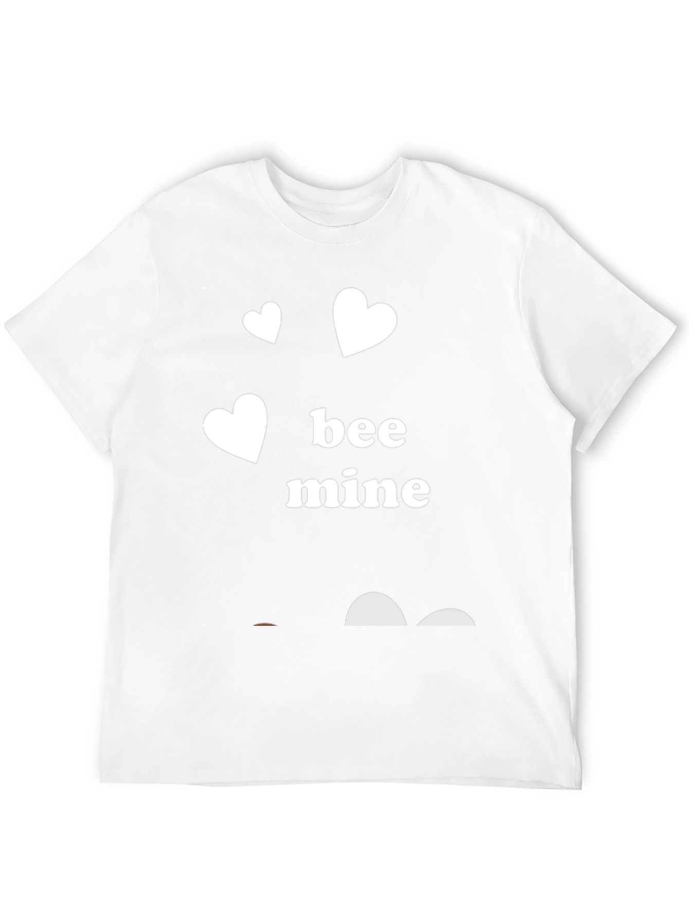 Bee Mine Heart Valentines Day Black T-Shirt