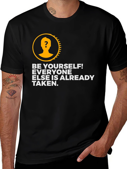 Be Yourself Graphic T-Shirt - Unique Design