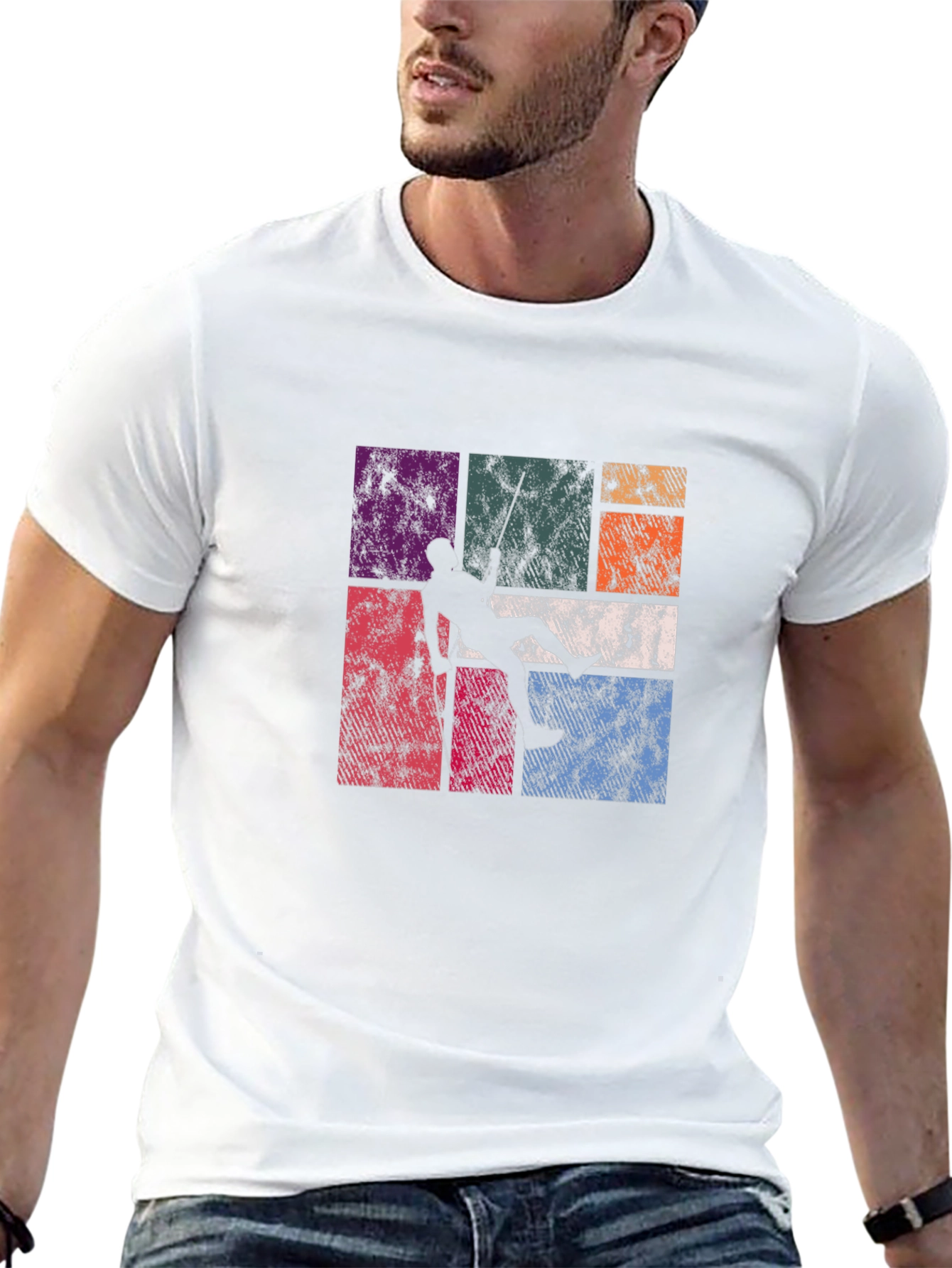 Retro Rock Climbing T-Shirt