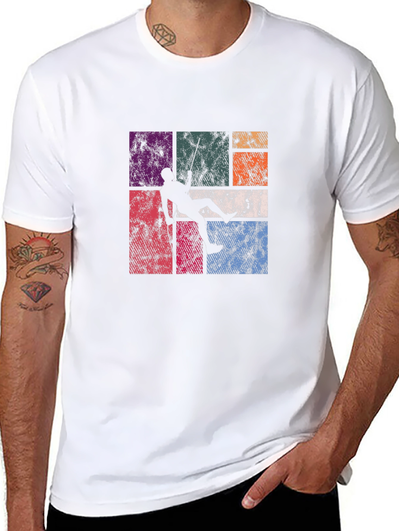 Retro Rock Climbing T-Shirt