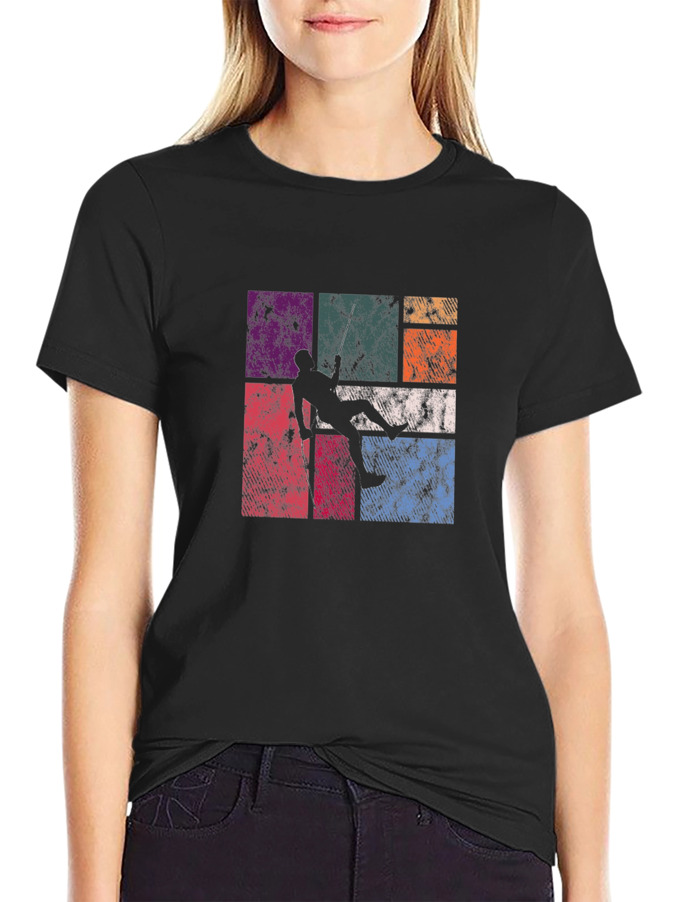 Retro Rock Climbing T-Shirt