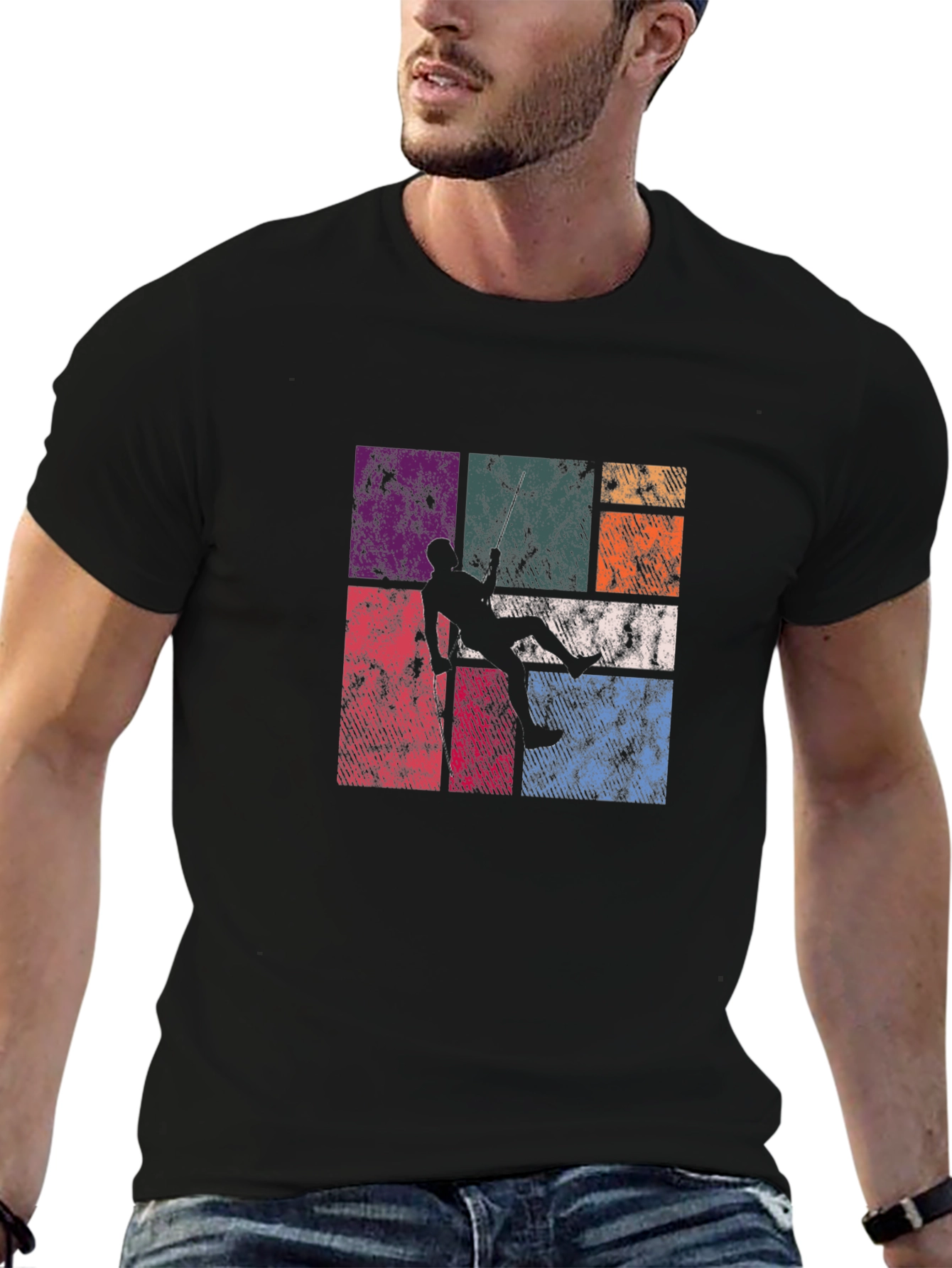 Retro Rock Climbing T-Shirt
