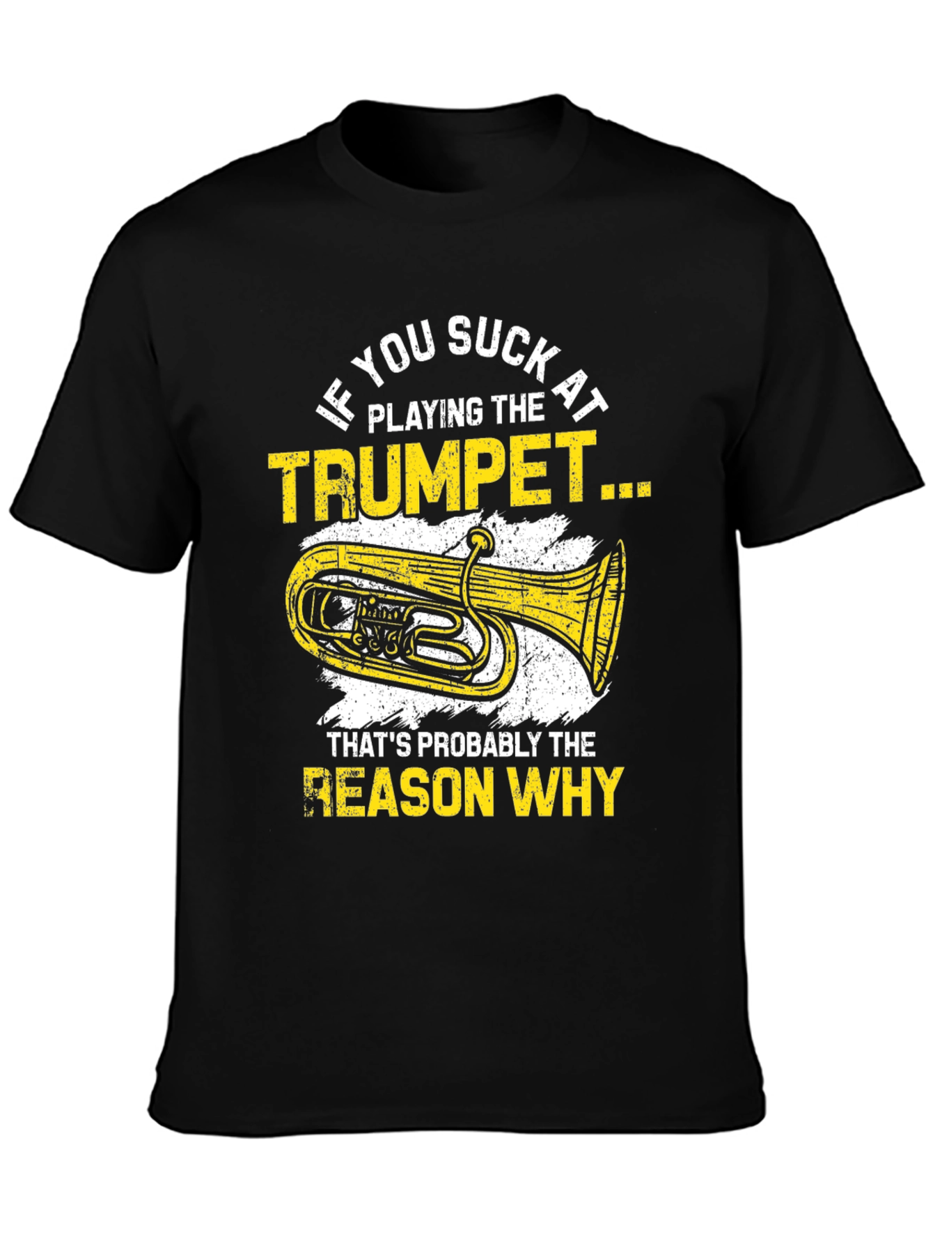 Funny Trumpet Player Graphic T-Shirt