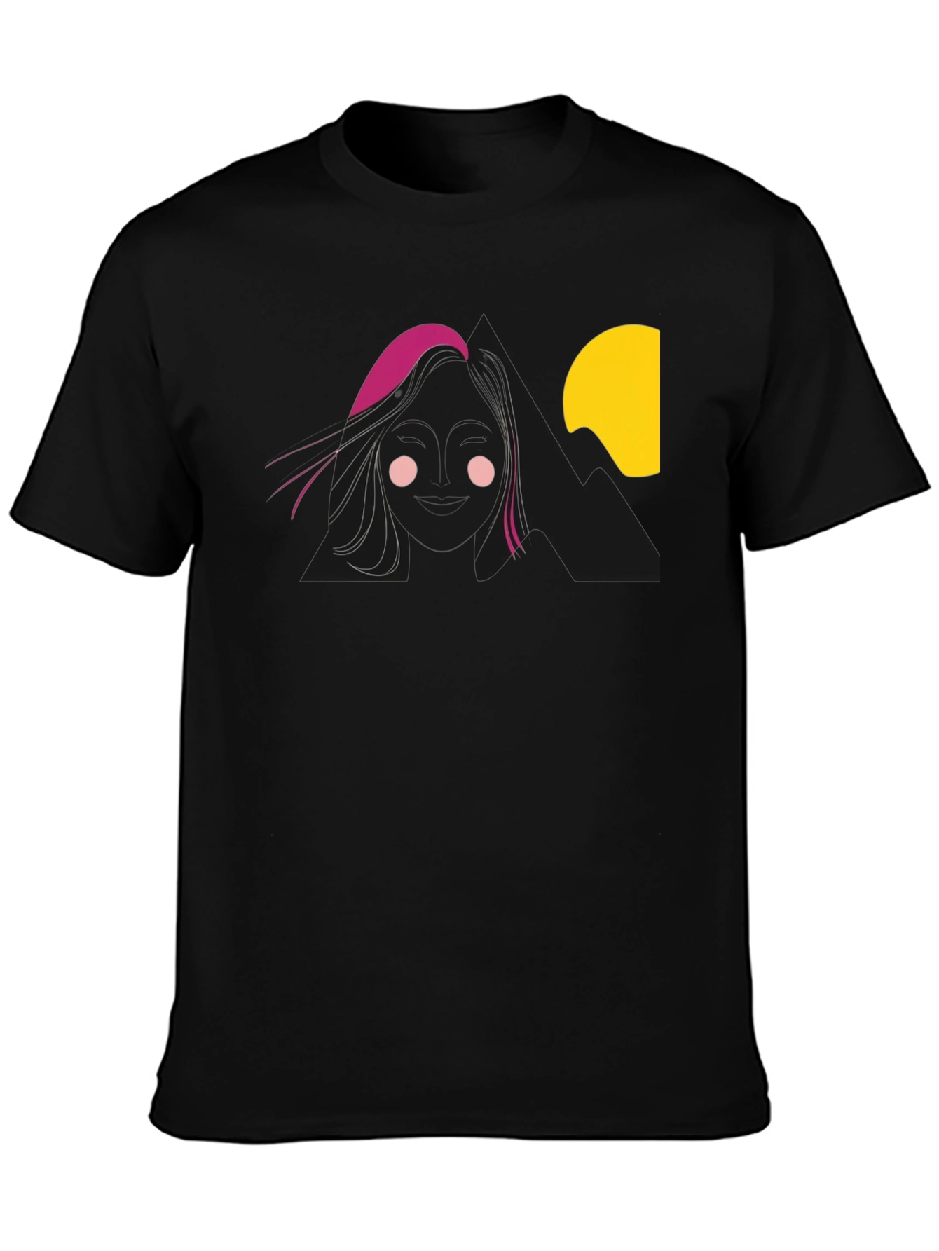 Mysterious Silhouette Graphic T-Shirt