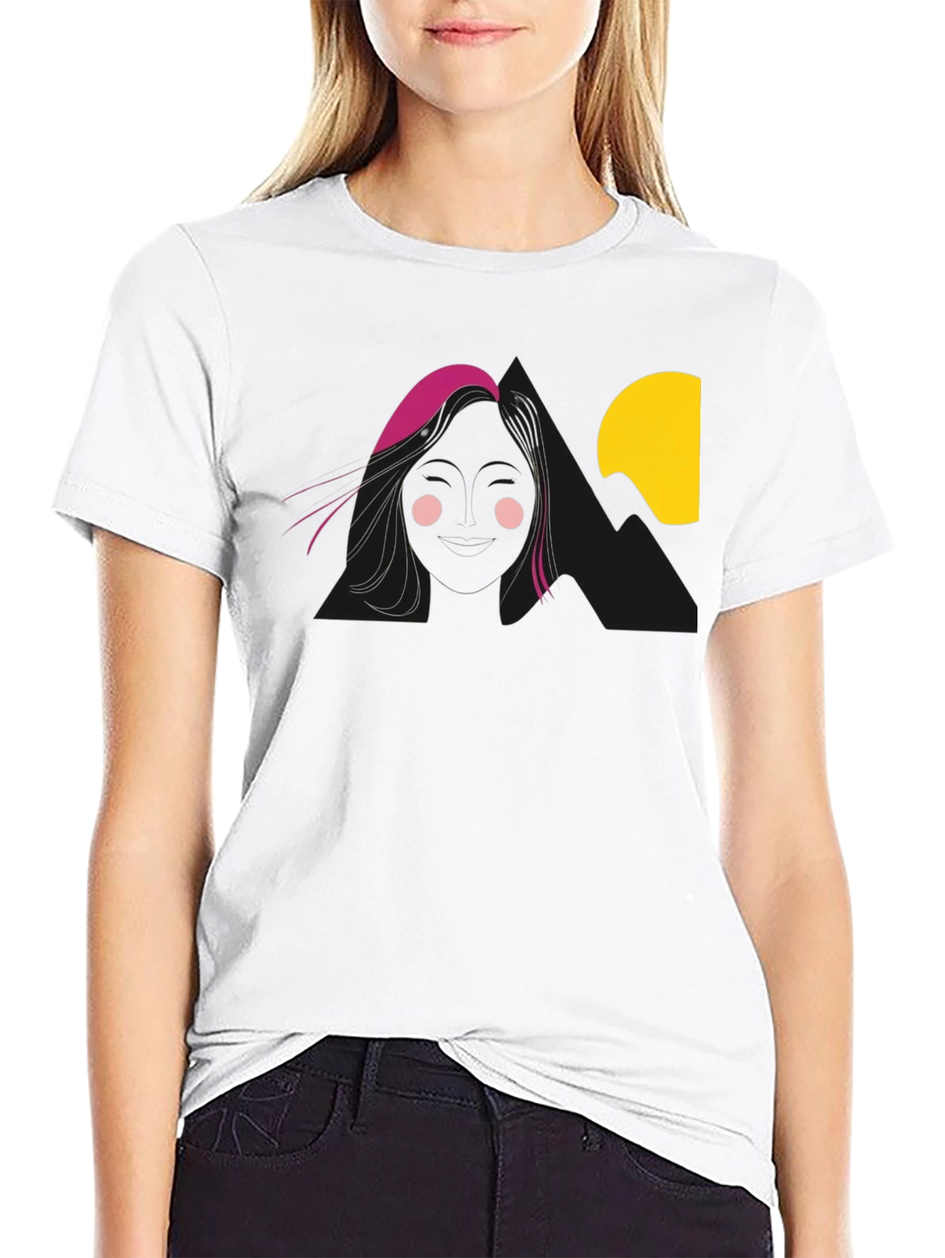 Mysterious Silhouette Graphic T-Shirt