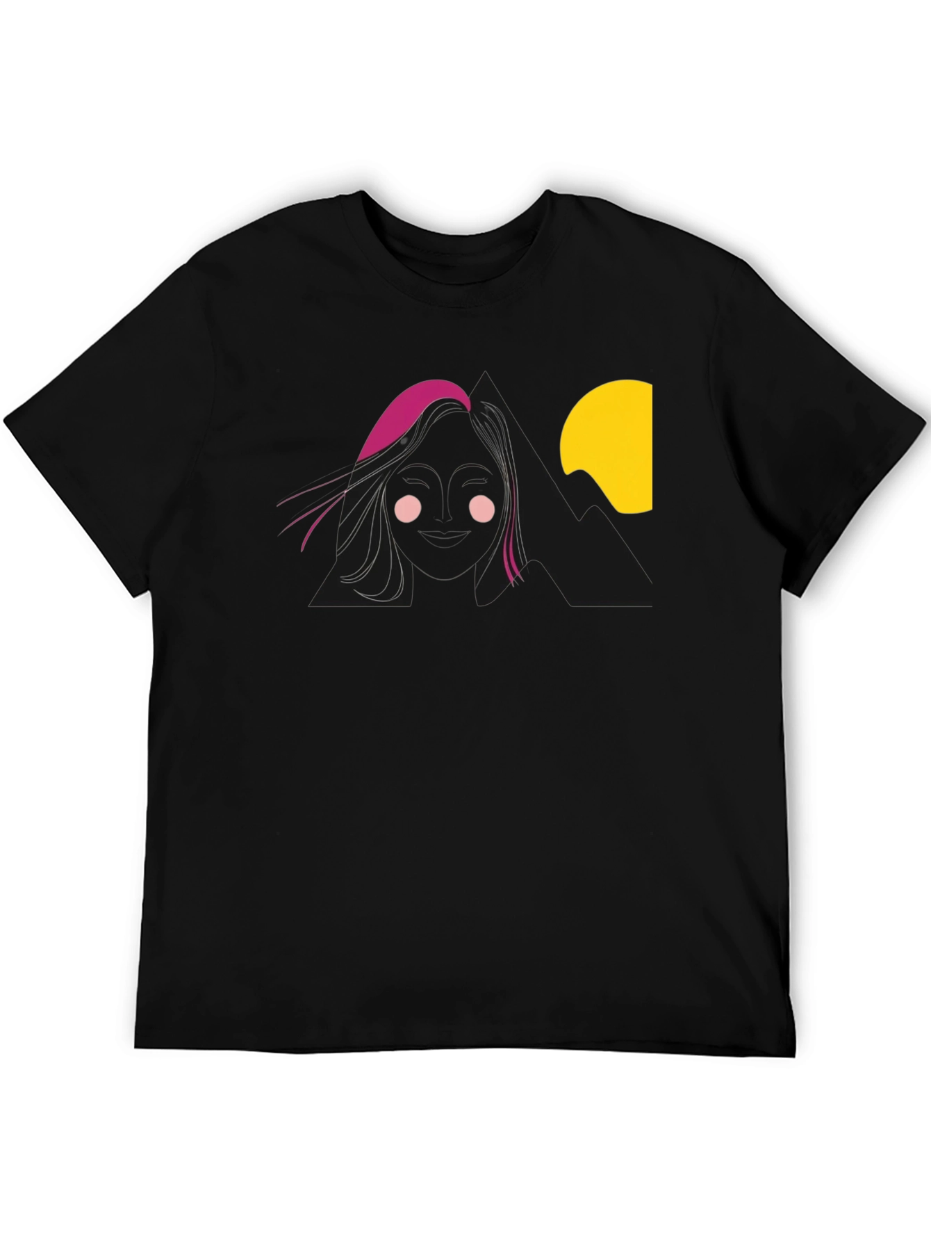 Mysterious Silhouette Graphic T-Shirt